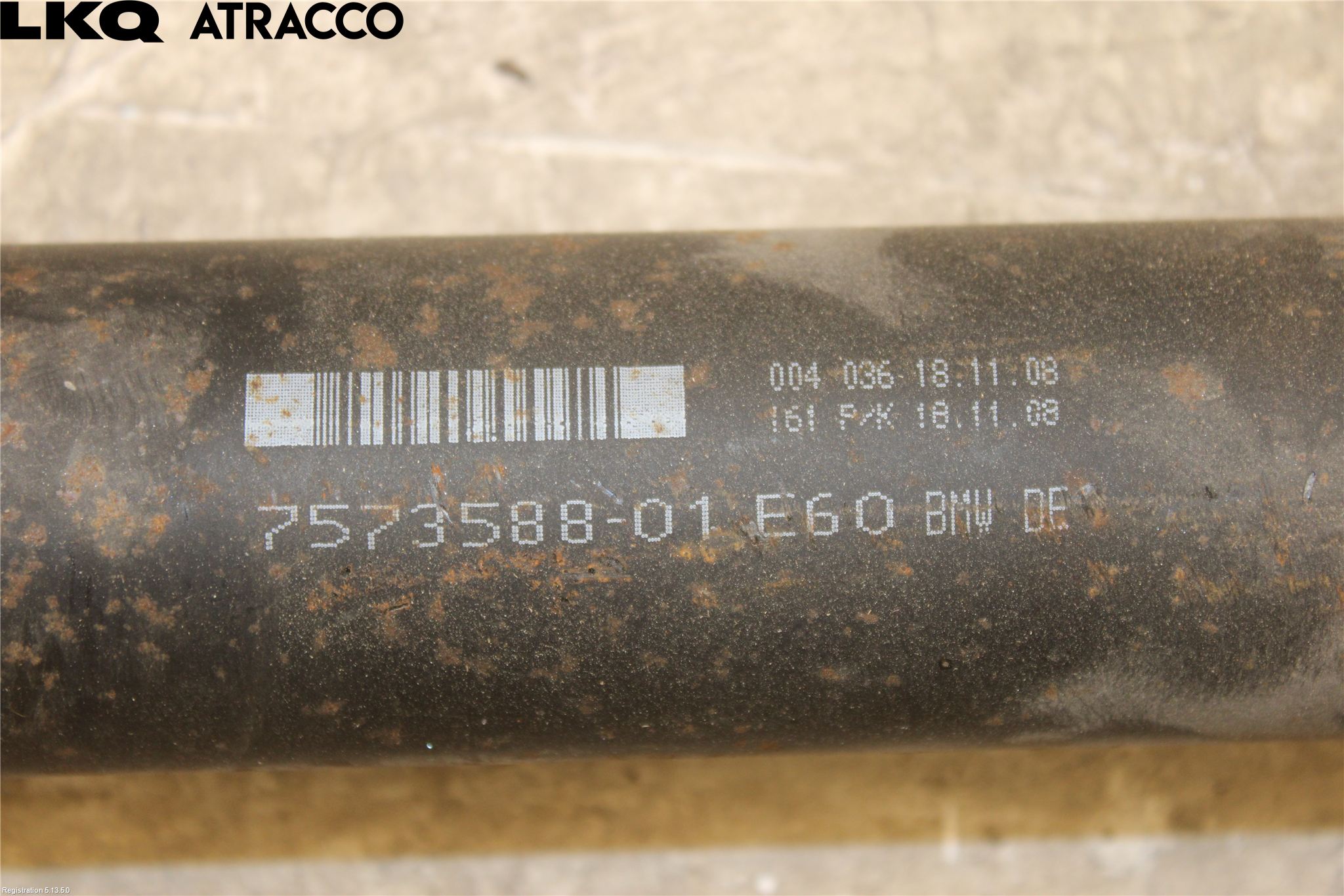 BMW 5 E60/61 Sed/Tou 02-10 Mellomaksel Kompl