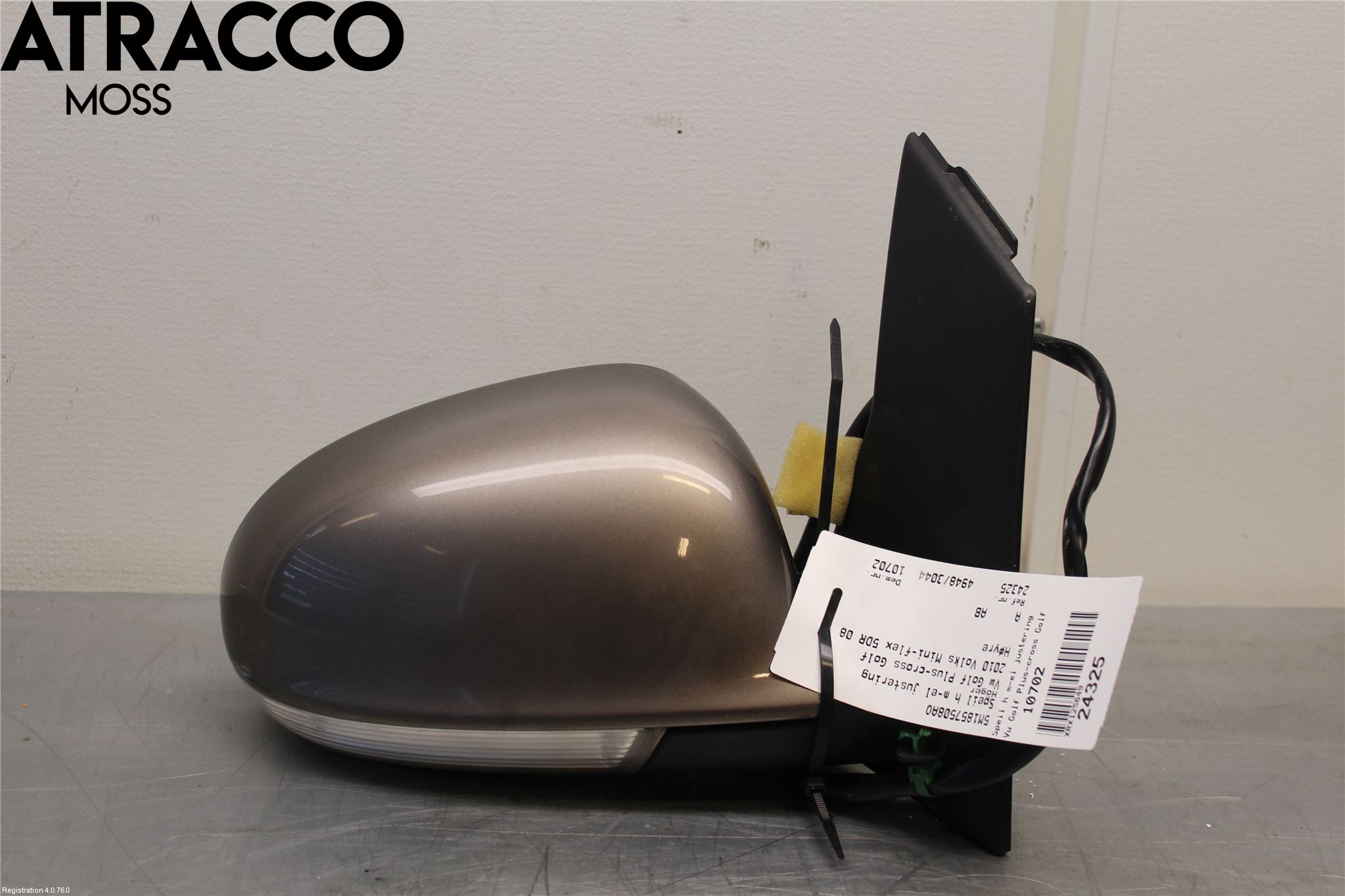 Volkswagen VW GOLF PLUS/CROSS GOLF 04-14 Speil H M-El Justering