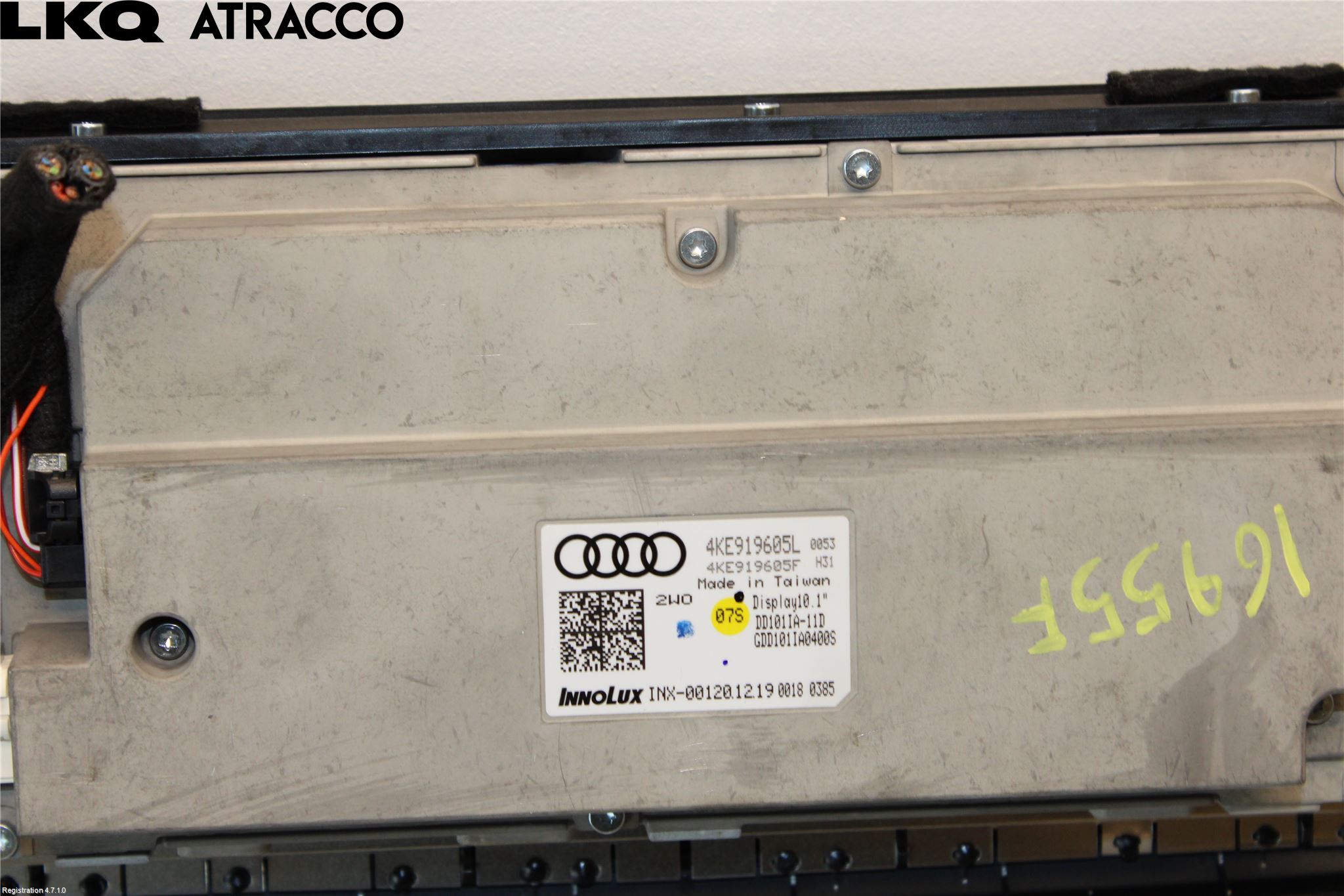 Audi E-TRON, S GE 19- Multifunktionsdisplay