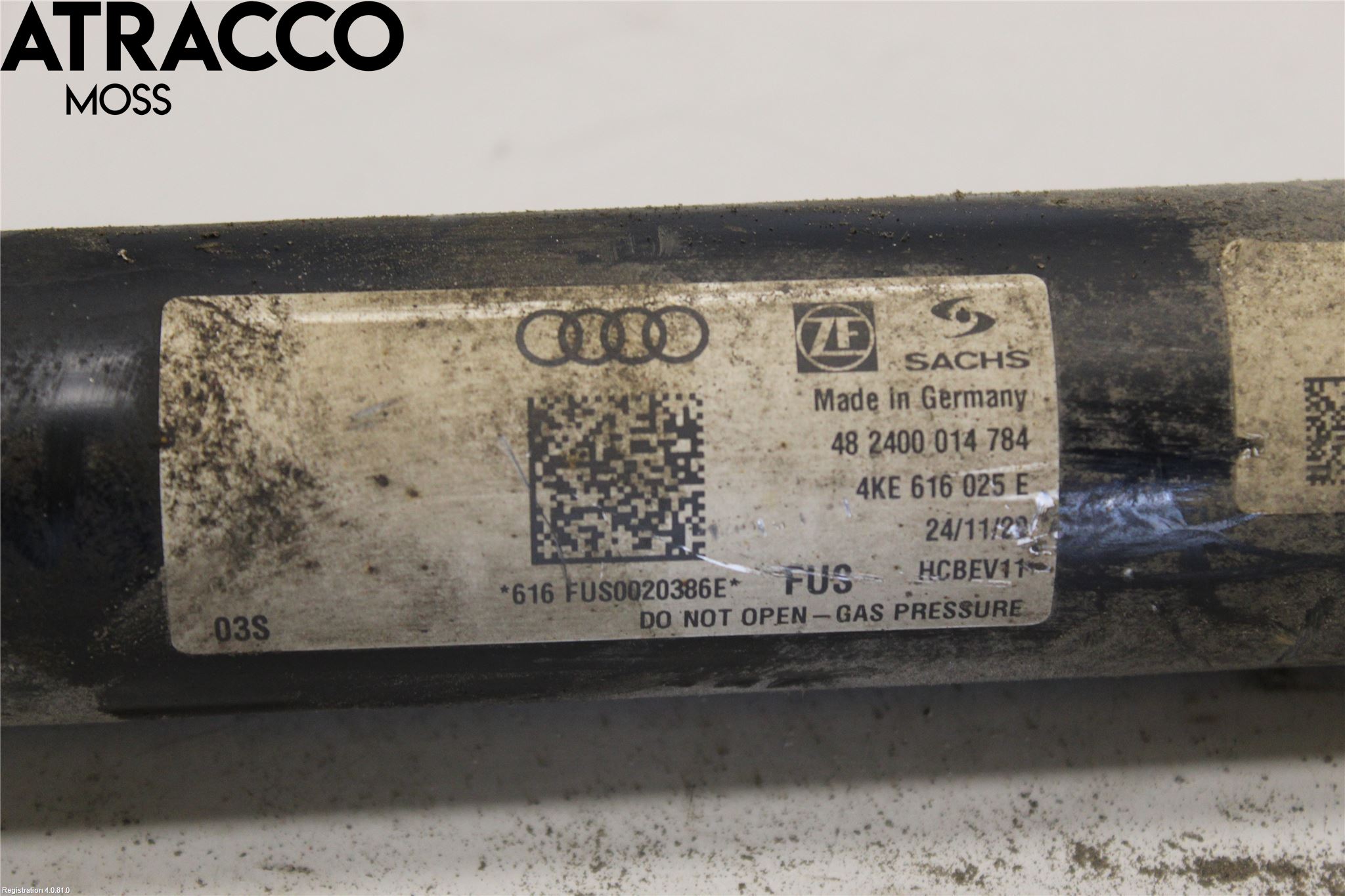 Audi E-TRON, S GE 19- Støtdemper Bak