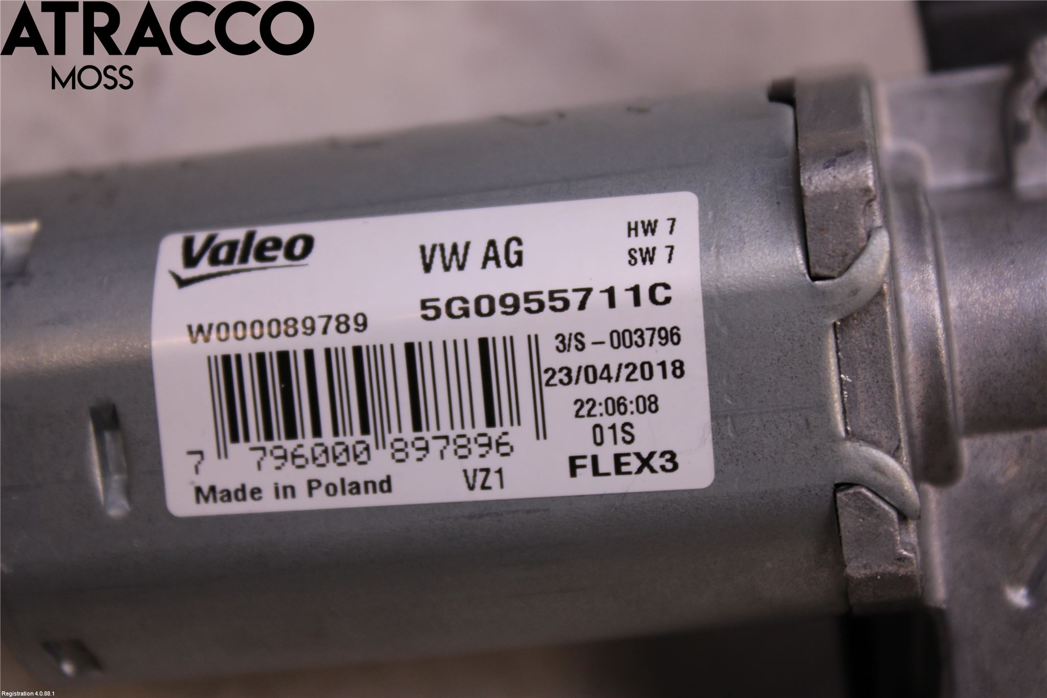 Volkswagen VW GOLF / E-GOLF VII 13-20 Viskermotor Bakluke