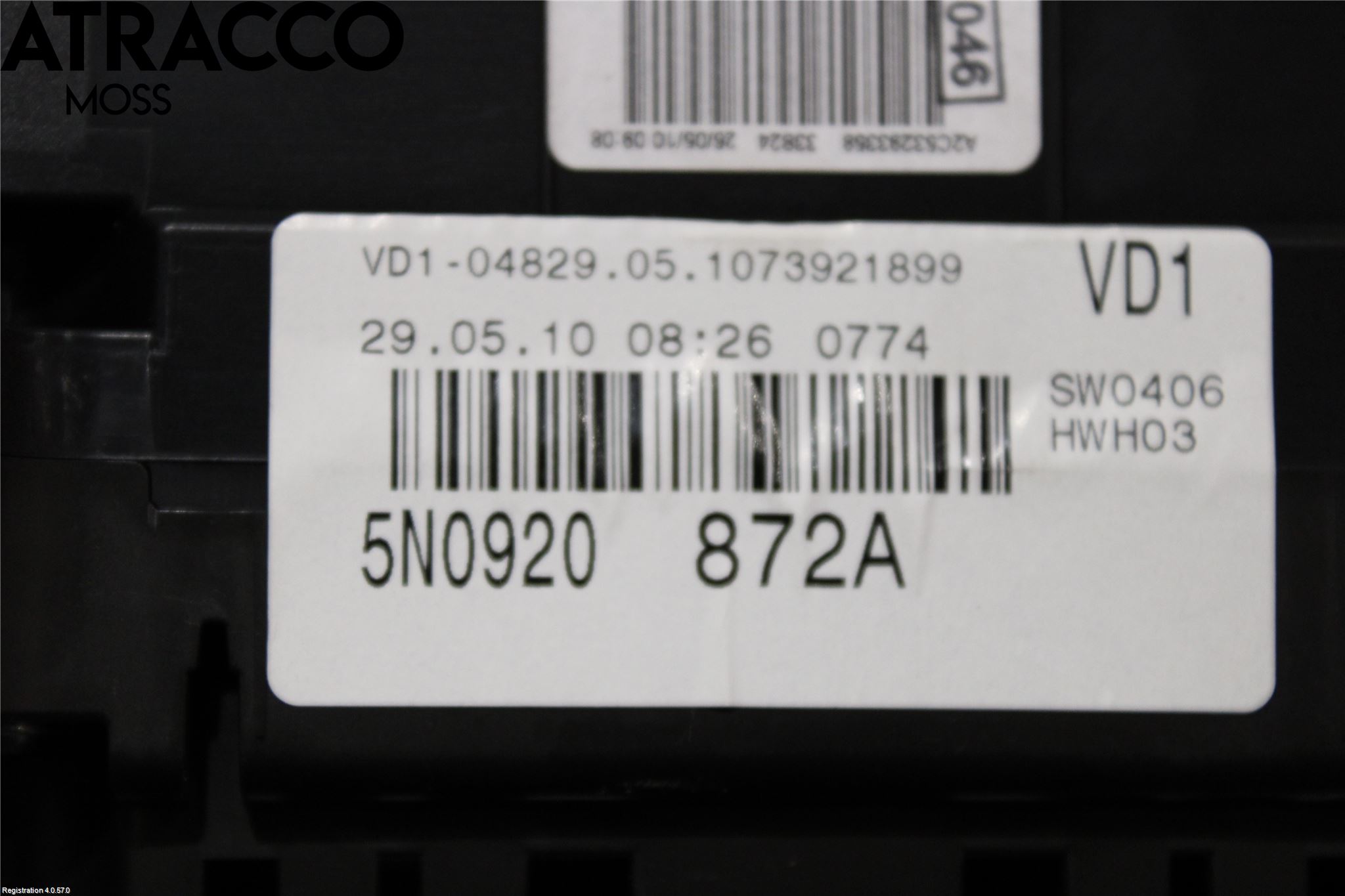 Volkswagen VW TIGUAN 07-16 Instr Kombinert