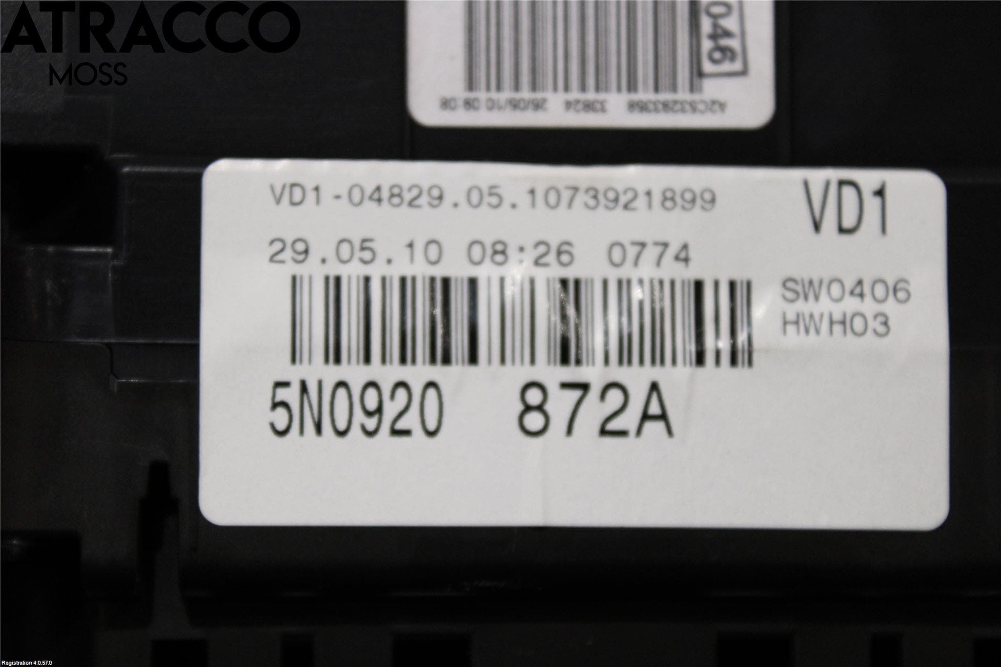 Volkswagen VW TIGUAN 07-16 Instr Kombinert