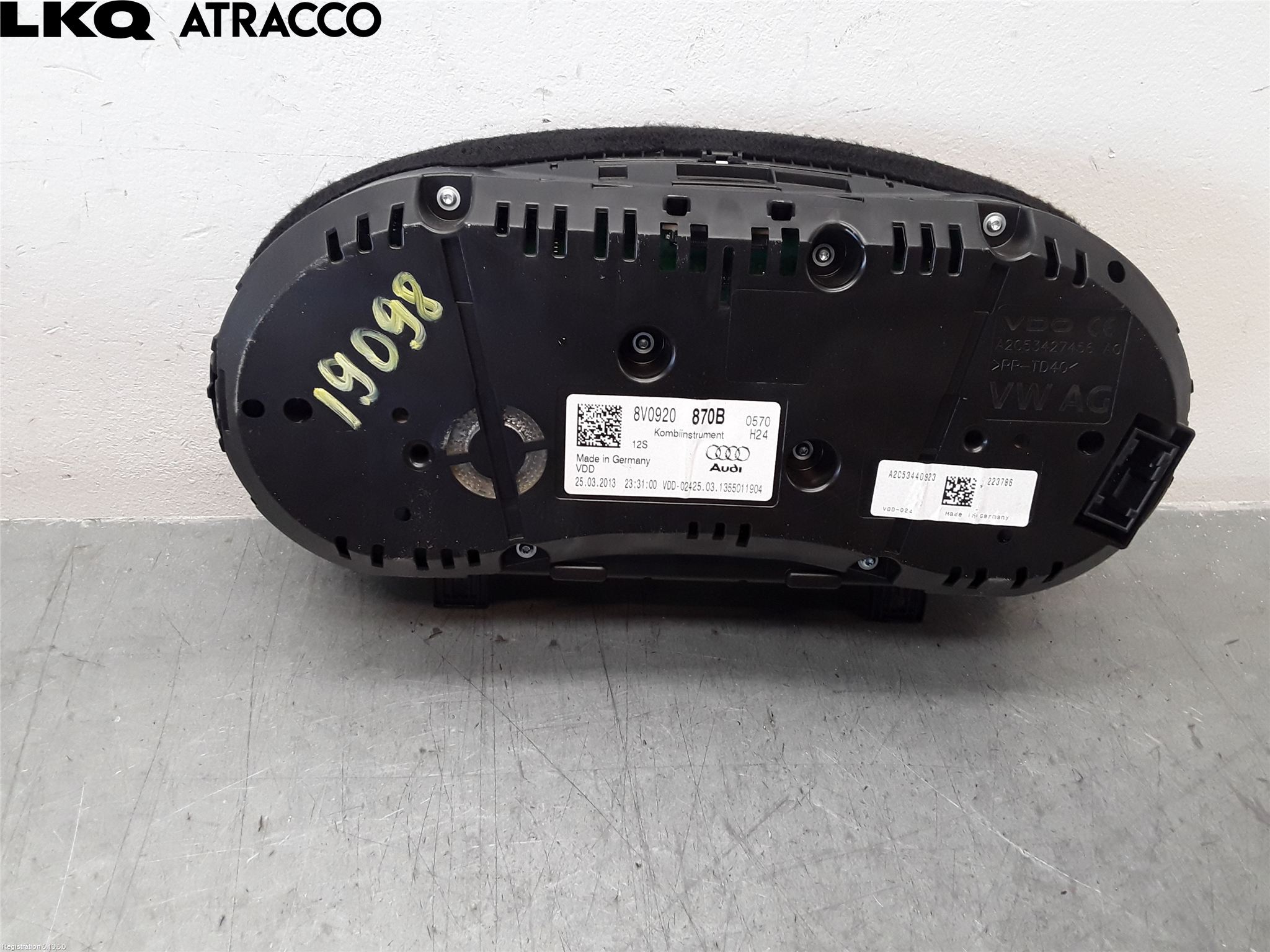 Audi A3/S3 05-13 Instr Kombinert