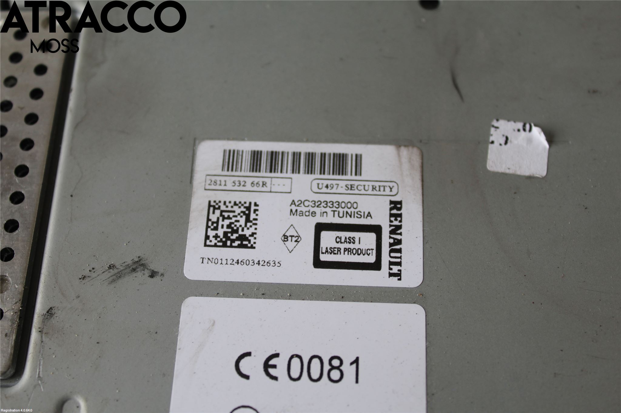 Renault SCÉNIC III / GRAND SCÉNIC 09-16 Stereo Radio Med Cd