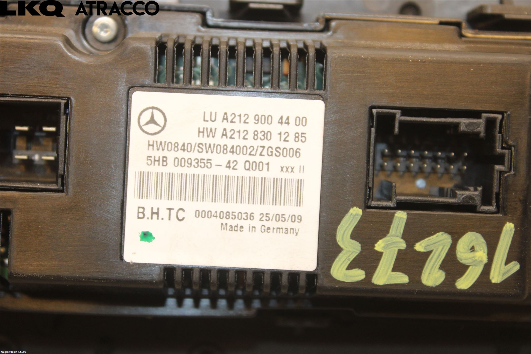 Mercedes-Benz MB E-KLASS (W212) 09-16 Varme Ac Betjening-Display