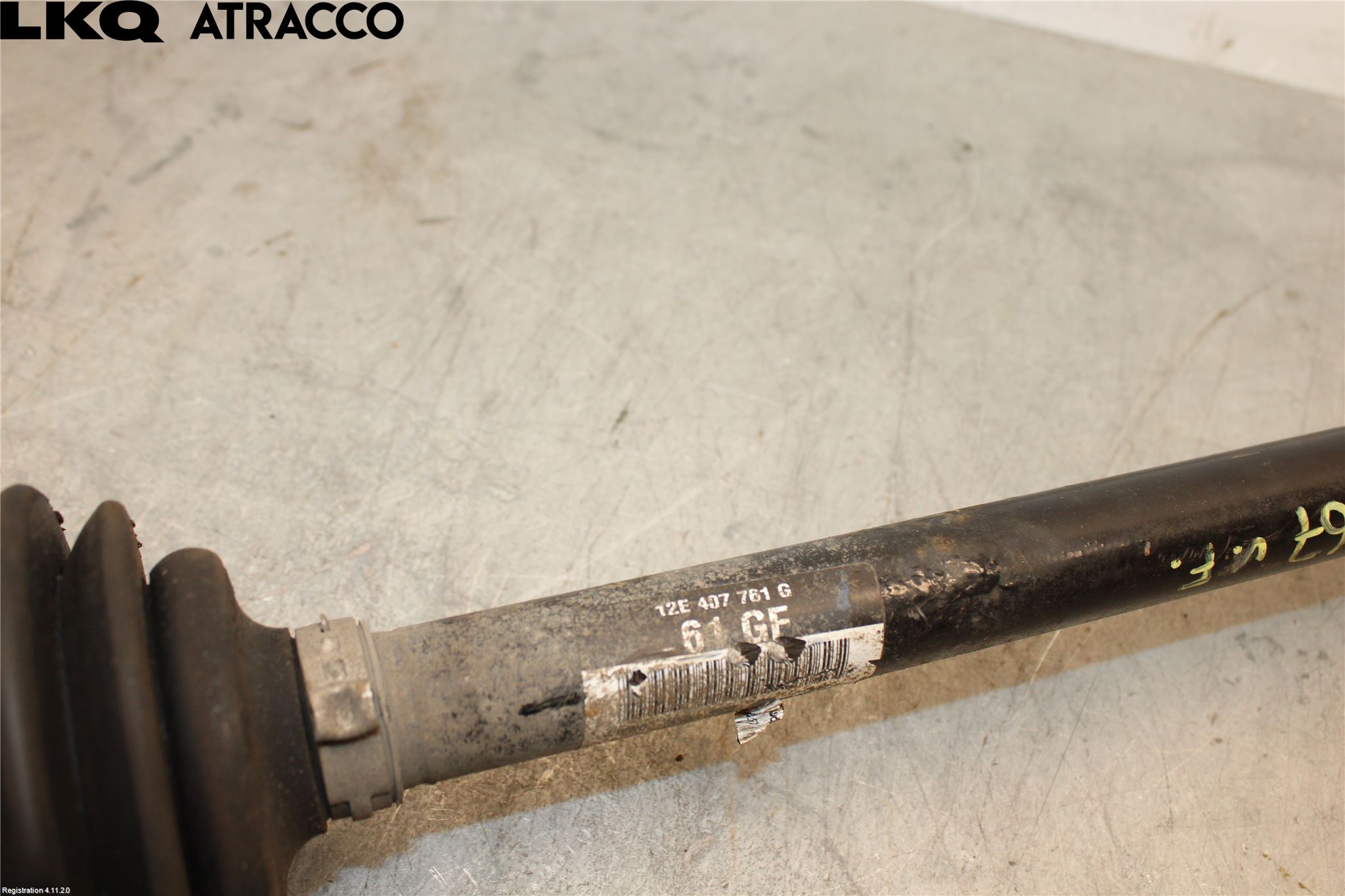 Volkswagen VW UP! / E-UP! Drivaksel Bak Kompl Venstre