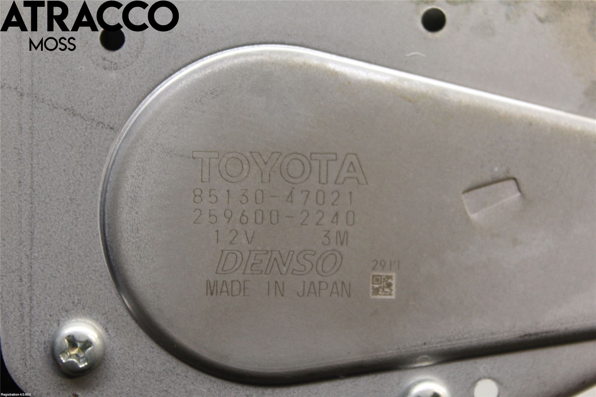 Toyota PRIUS ZVW30 09-20 Viskermotor Bakluke