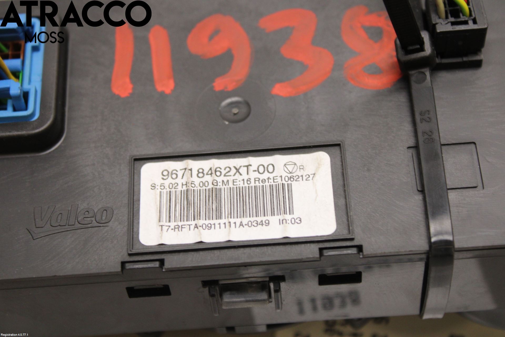 Peugeot 308 08-13 Varme Ac Betjening-Display