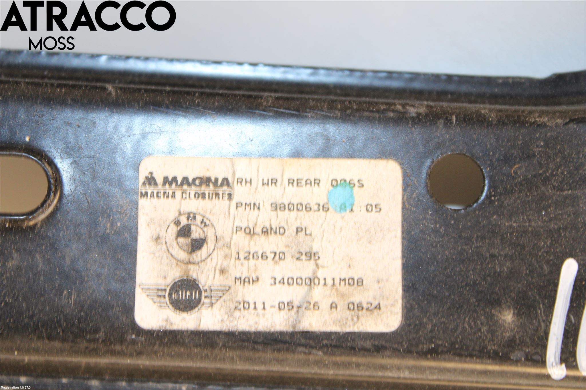 Mini COUPE R56 05-14 Vindusheis