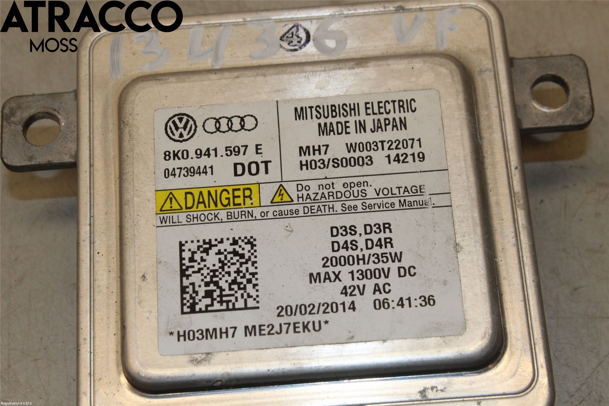 Volkswagen VW GOLF / E-GOLF VII 13-20 Styreenhet Xenon