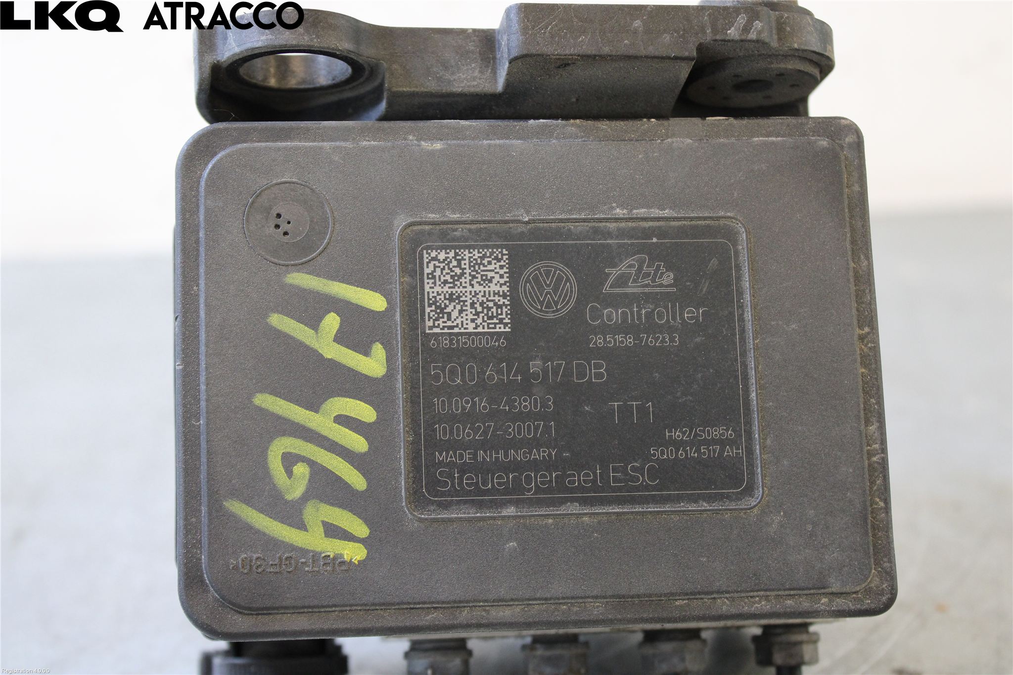Volkswagen VW GOLF / E-GOLF VII 13-20 Abs Hydraulikkaggregat