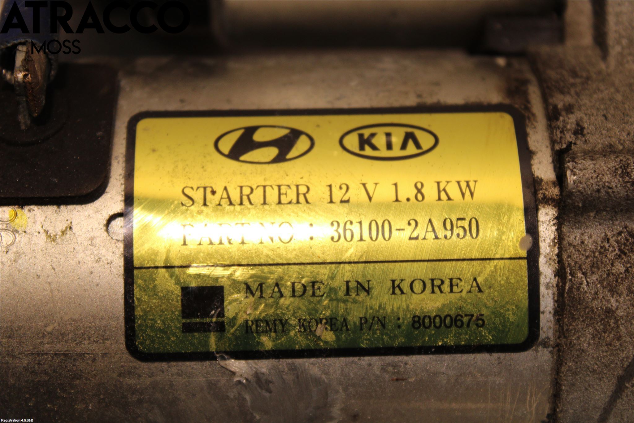 Kia OPTIMA 16-20 Startmotor Diesel