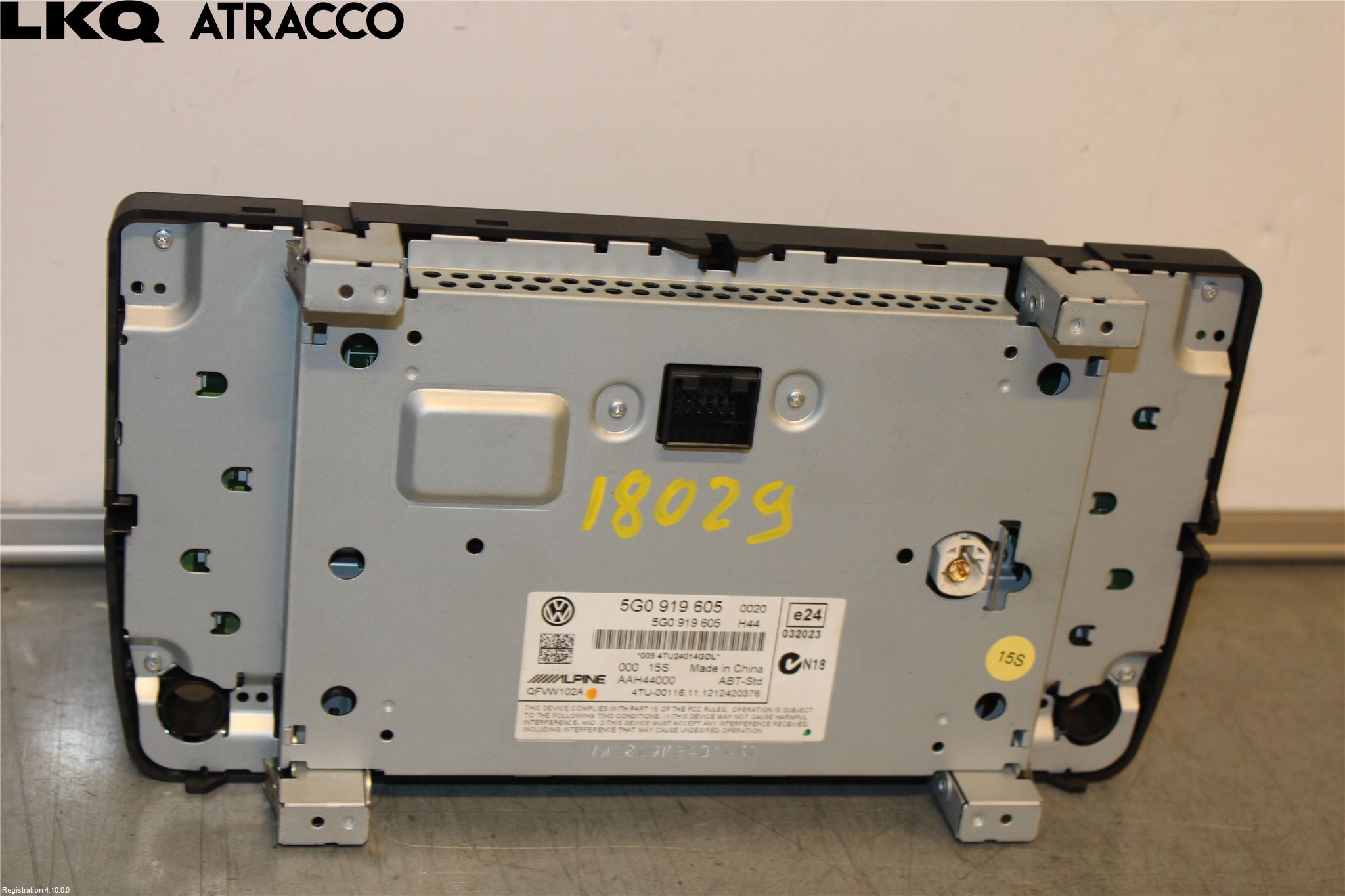 Volkswagen VW GOLF / E-GOLF VII 13-20 Multifunktionsdisplay