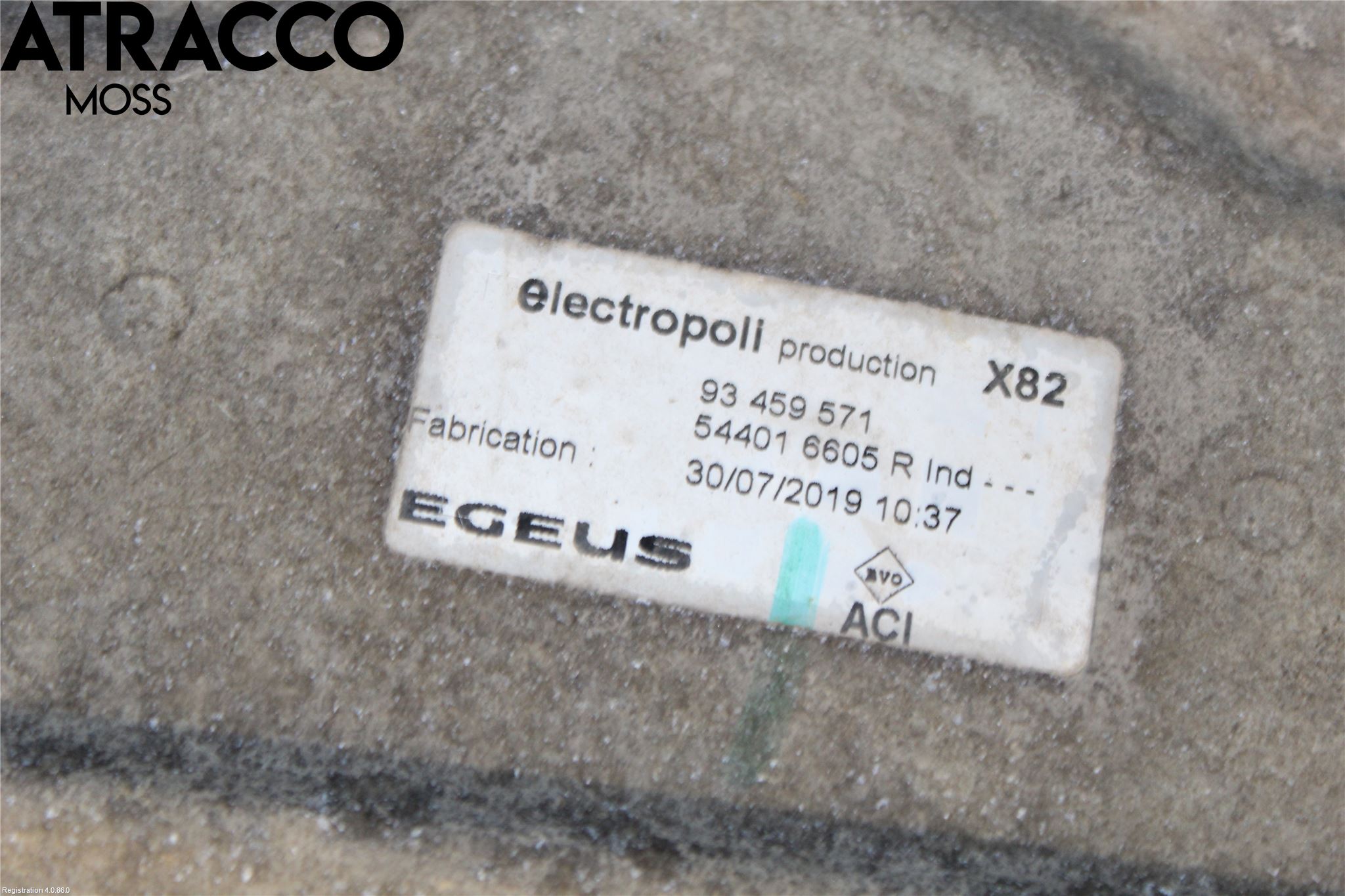 Renault TRAFIC/E-TECH 15- Forstillingsbjelke(Tvergående)