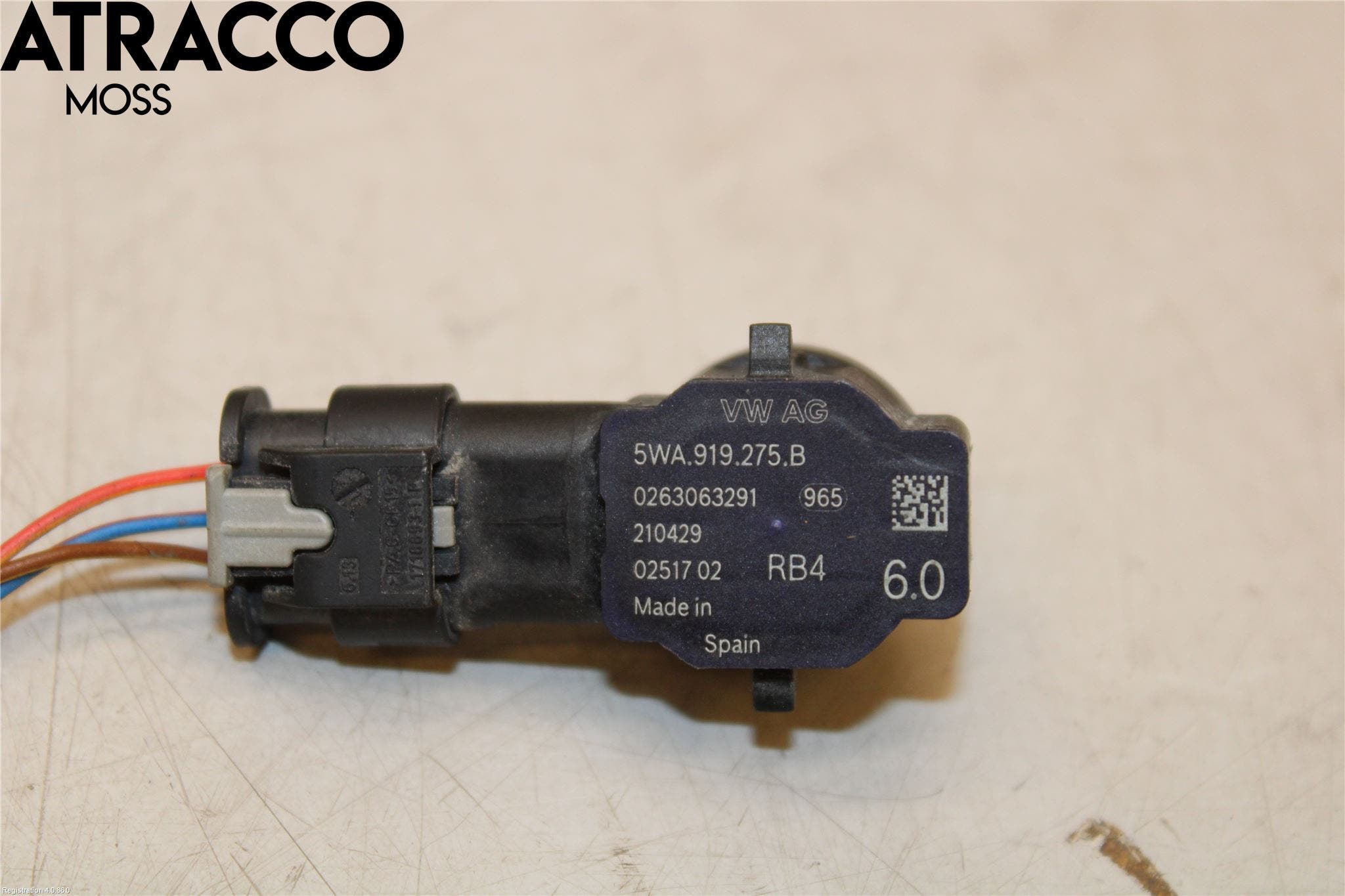 Audi Q4 E-TRON FZ 22- Sensor Ryggesensor