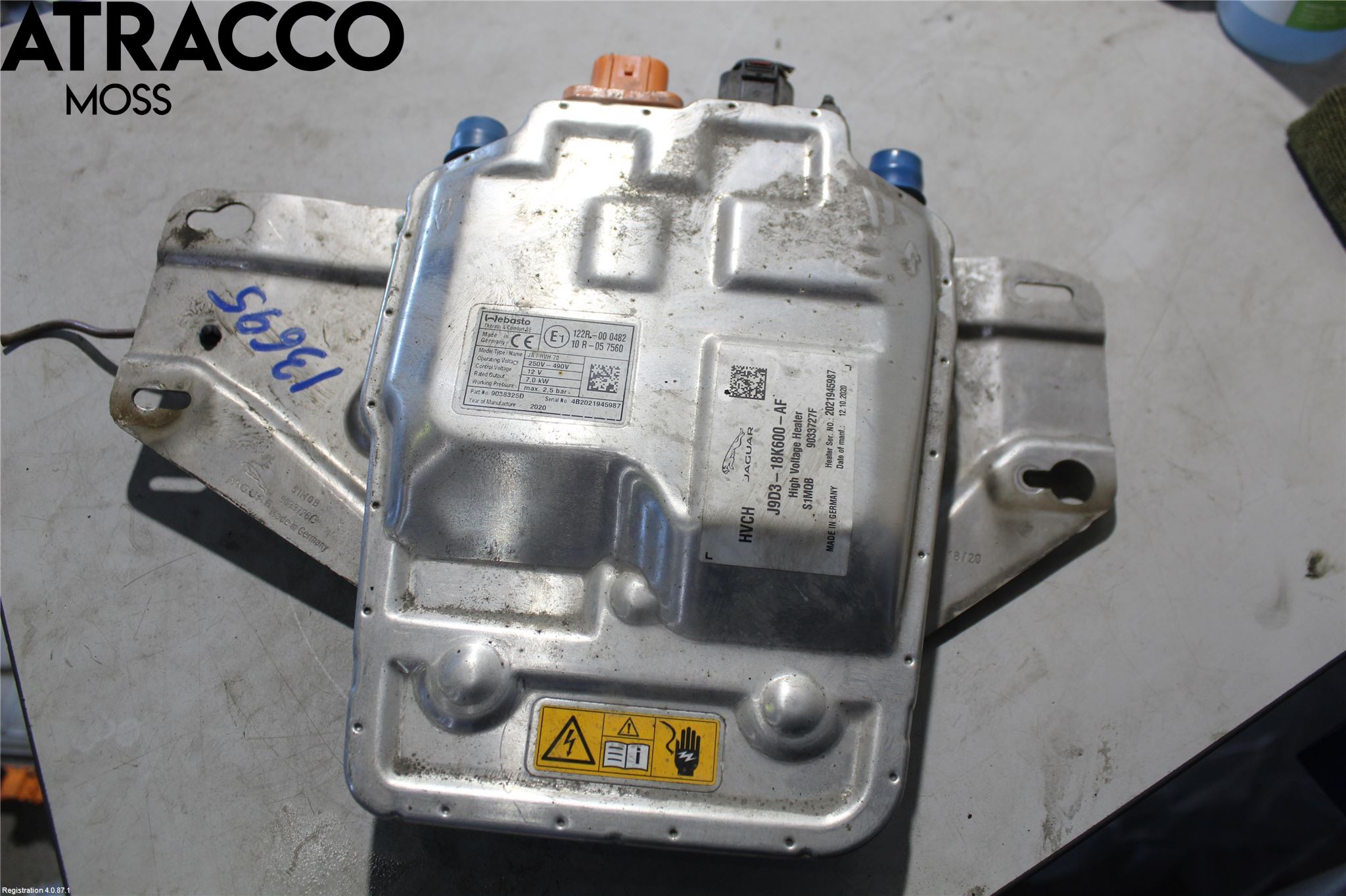 Jaguar I-PACE 18- Värme Cellpaket/Elektriskt