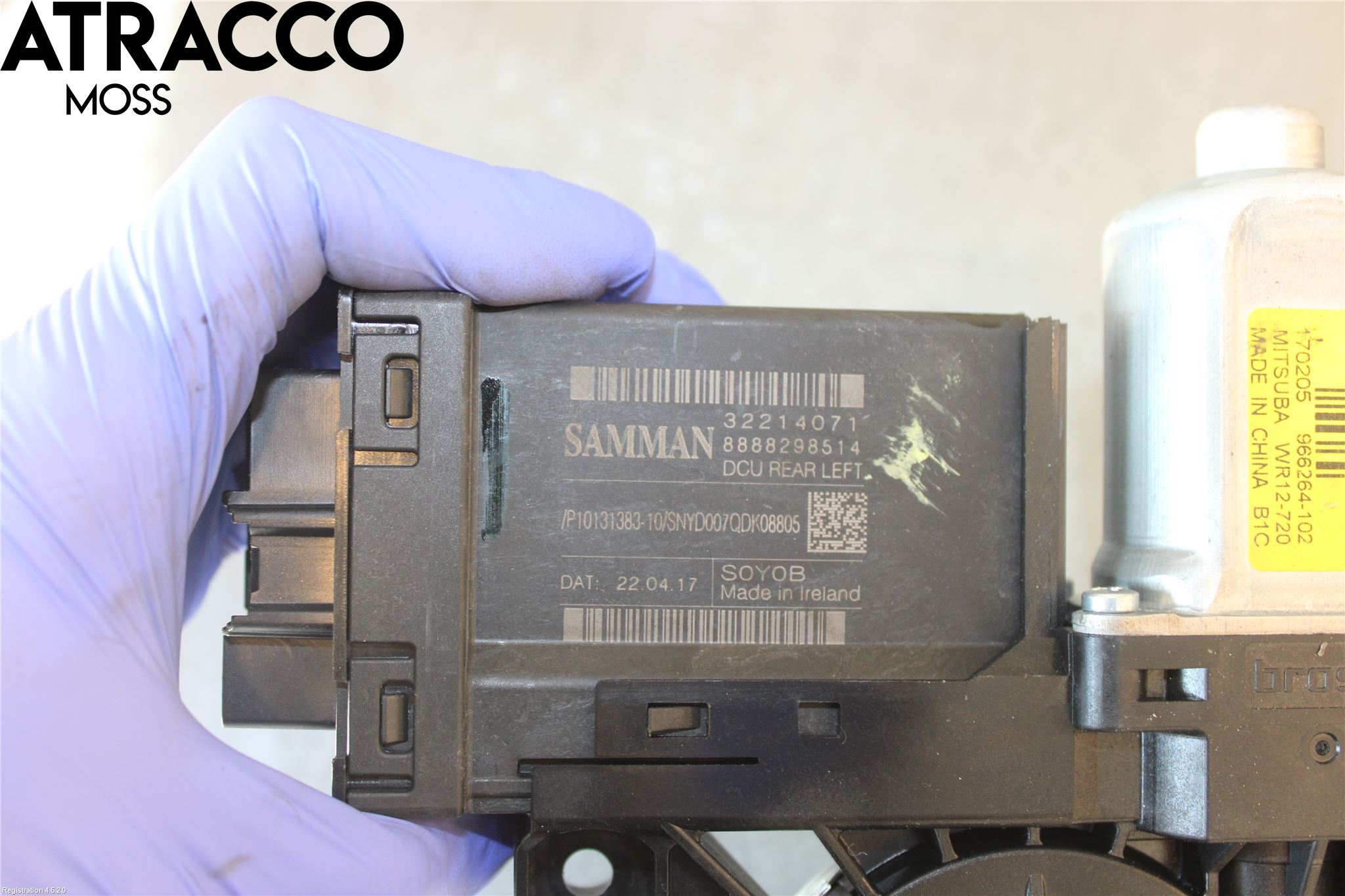 Volvo XC90/RECHARGE 16- Vindusheismotor