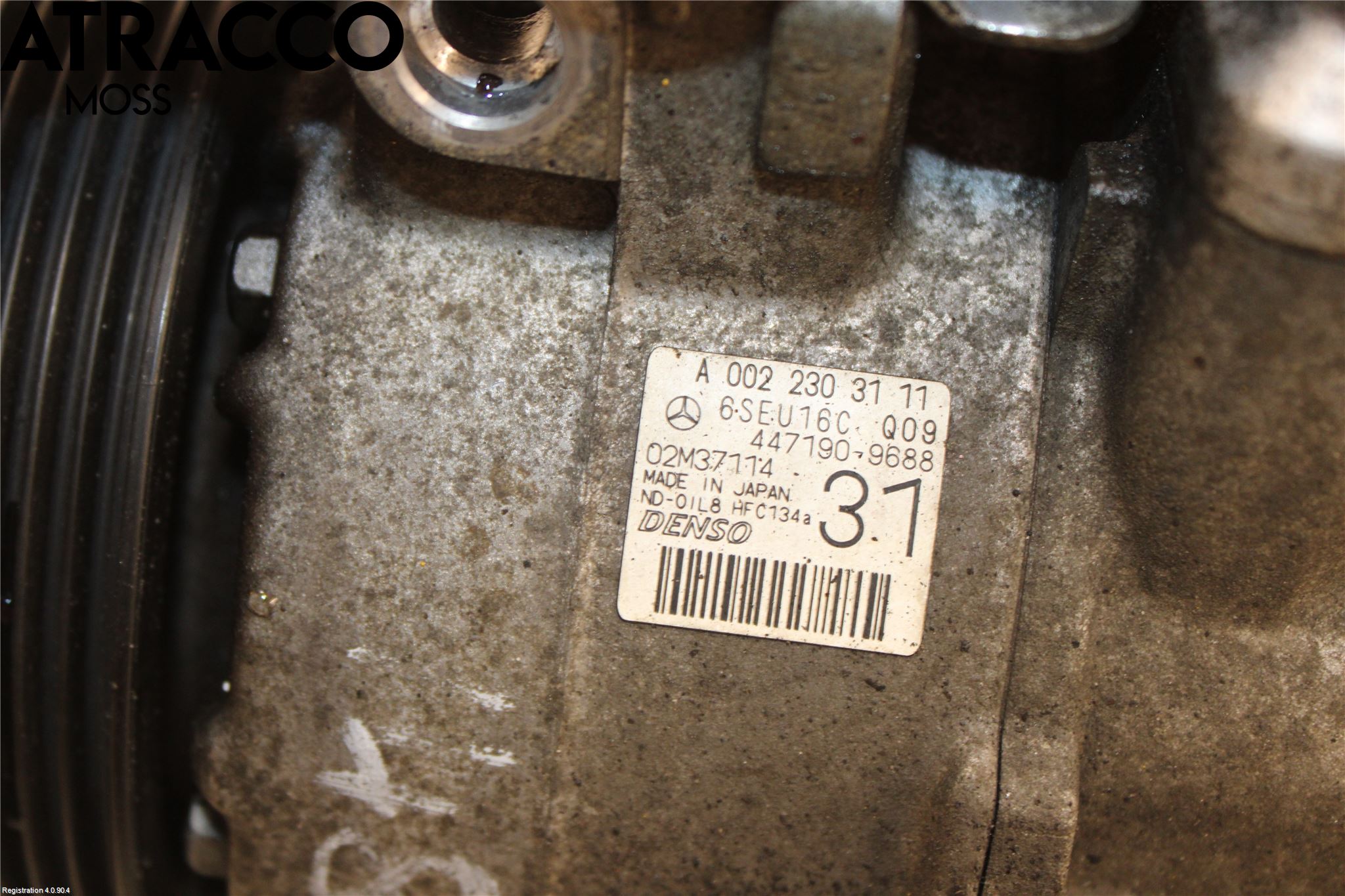 Mercedes-Benz MB E-KLASS (W212) 09-16 Varme Ac Kompressor