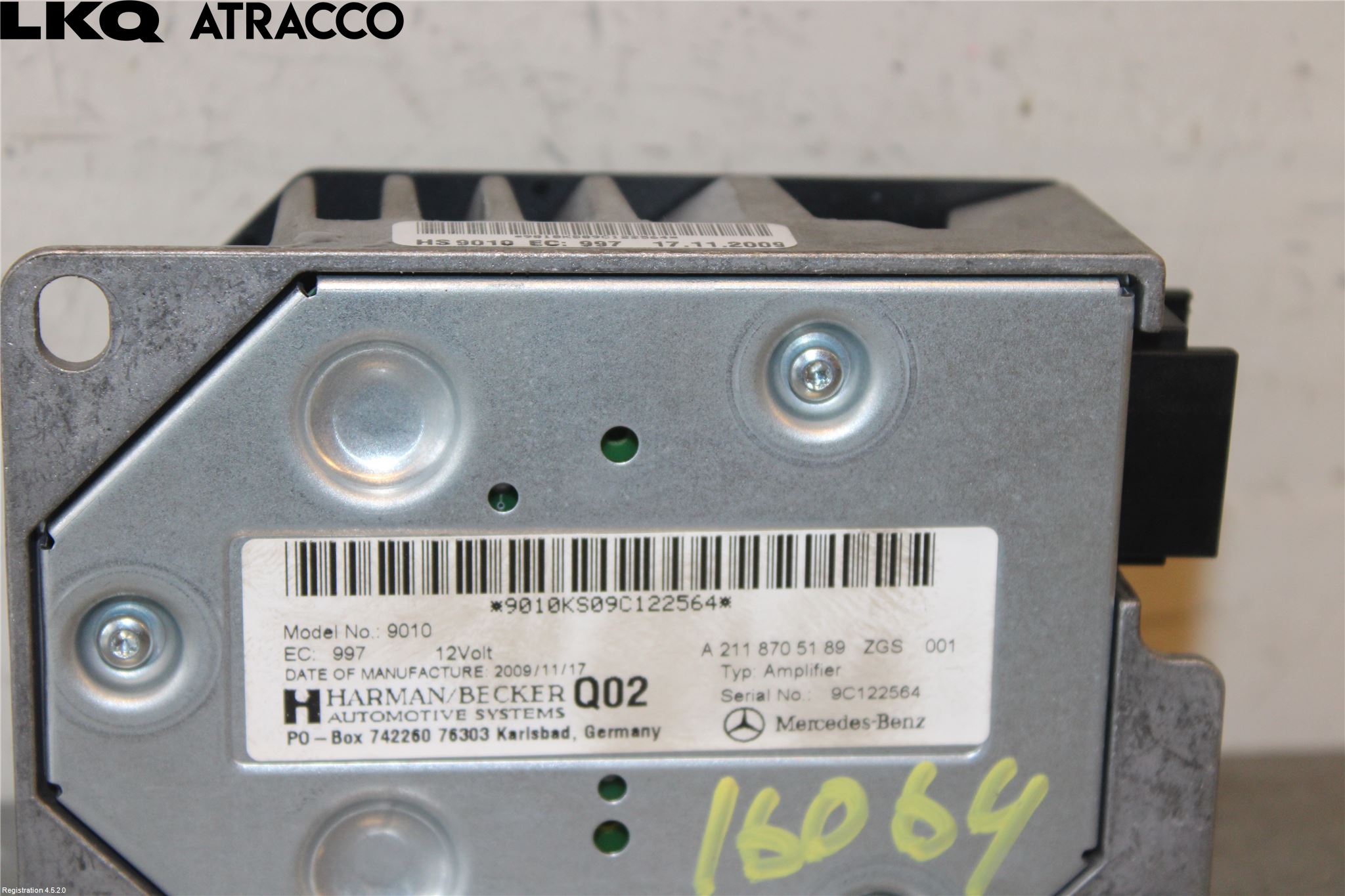 Mercedes-Benz MB E-KLASS (W212) 09-16 Stereo Forsterker