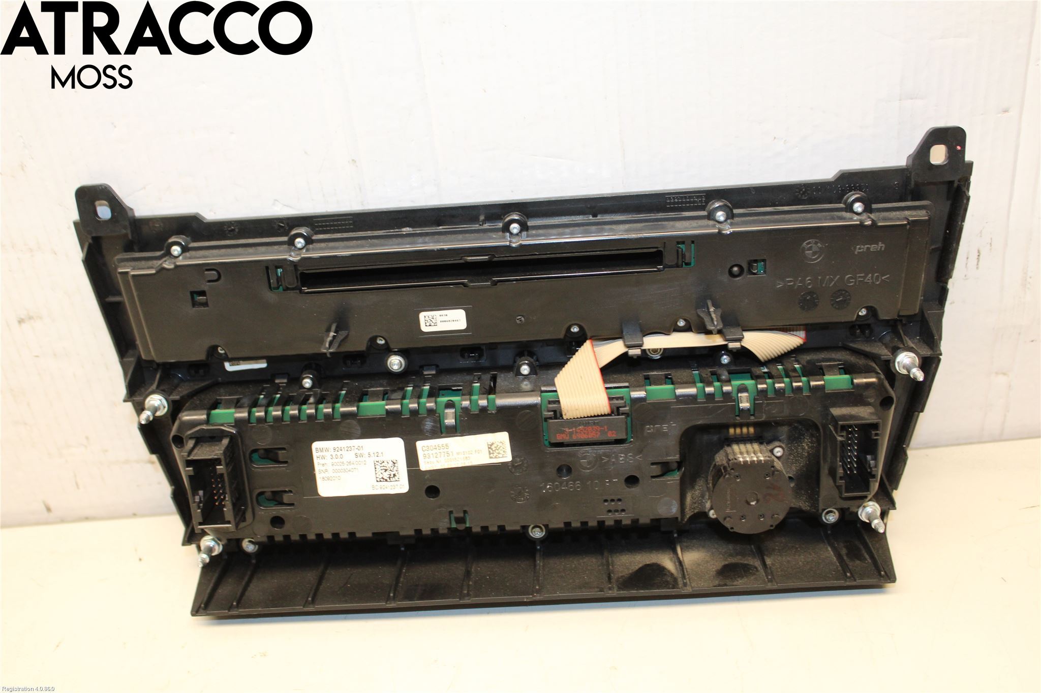 BMW 5 F10/F11/F18 09-17 Varme Ac Betjening-Display