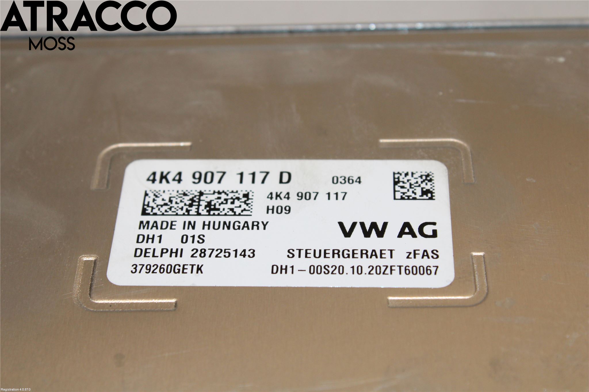 Audi E-TRON, S GE 19- Styreenhet Øvrig