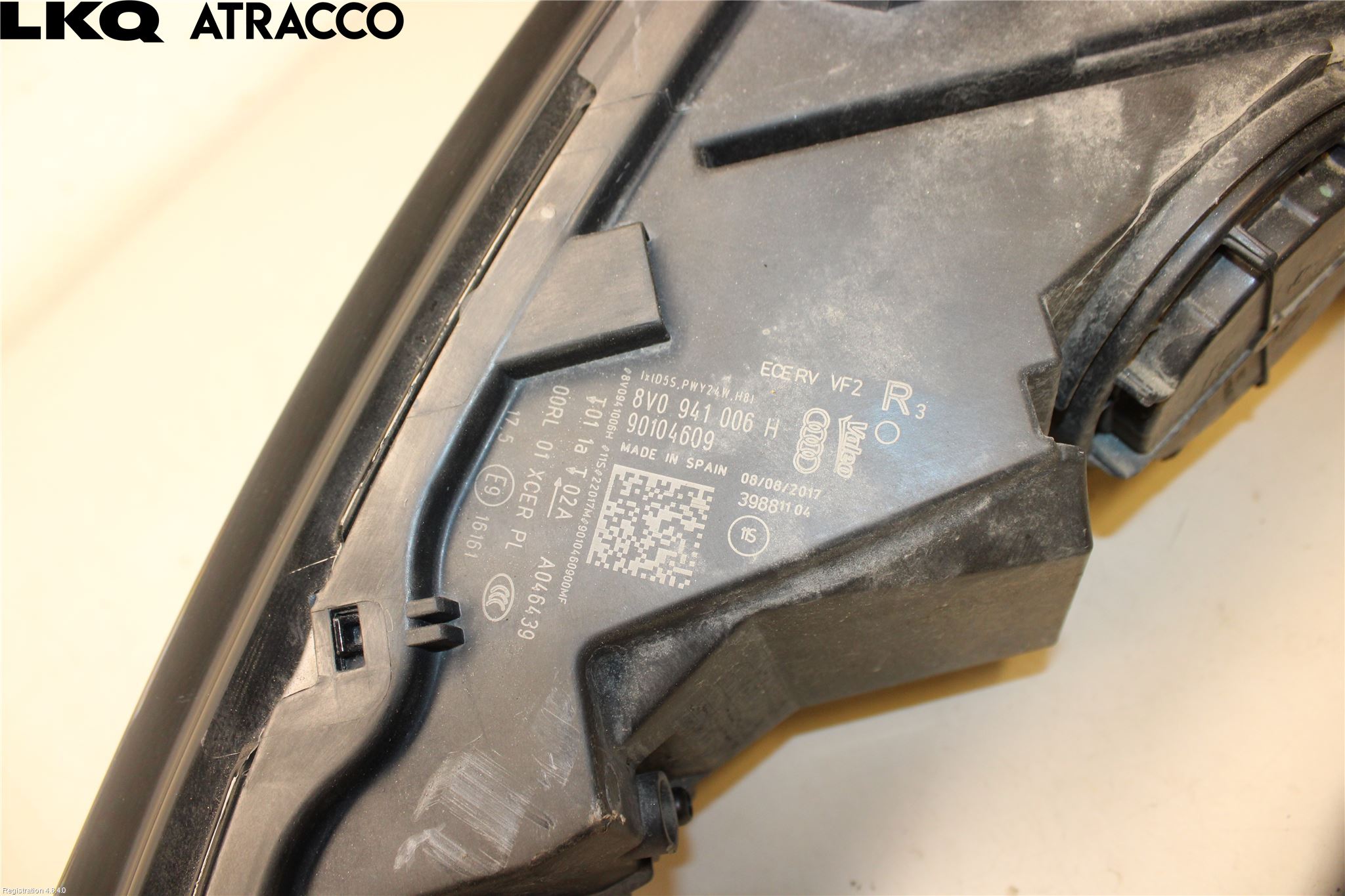 Audi A3/S3 8V 13-20 Frontlykt Høyre