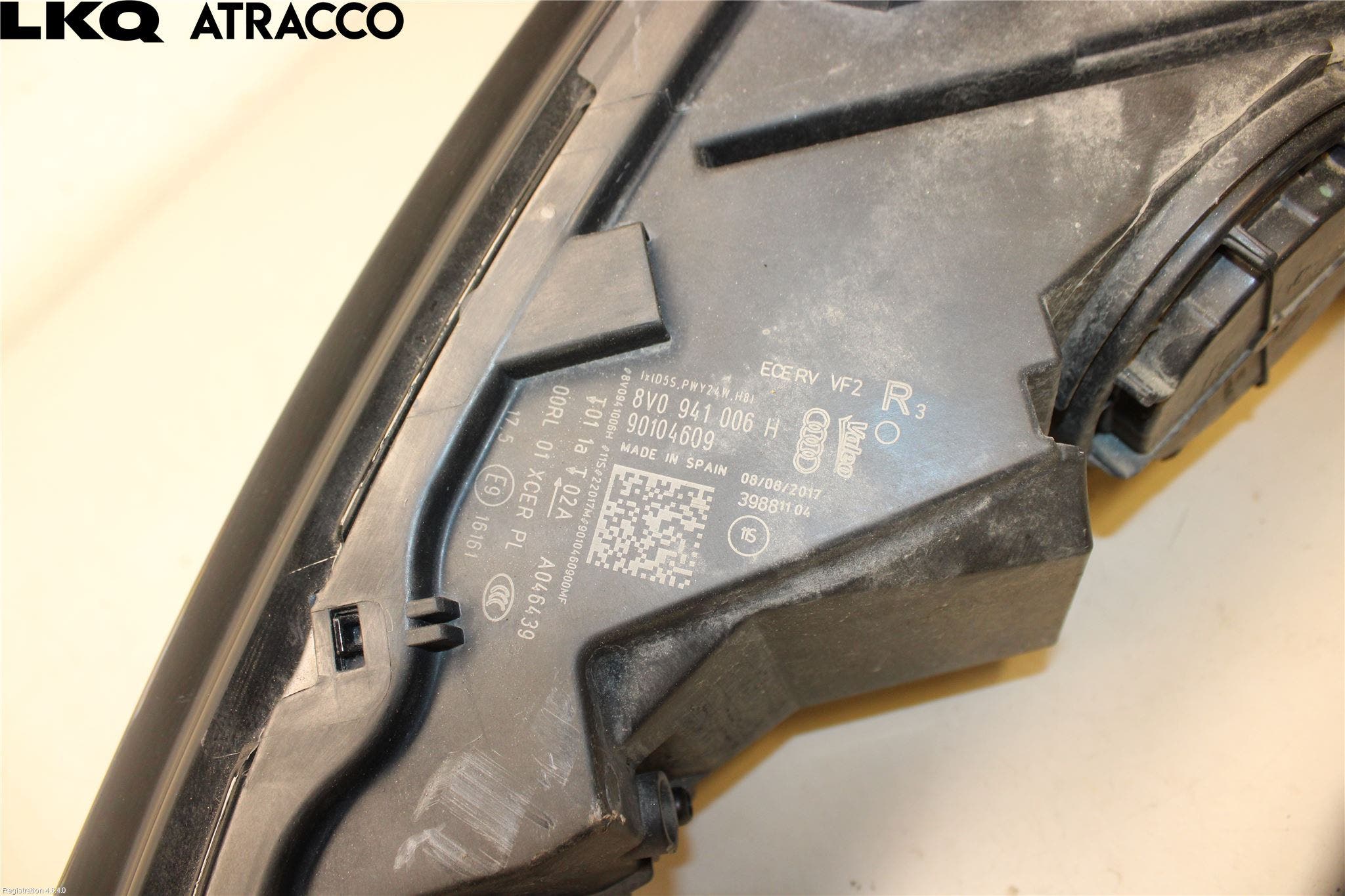 Audi A3/S3 8V 13-20 Frontlykt Høyre