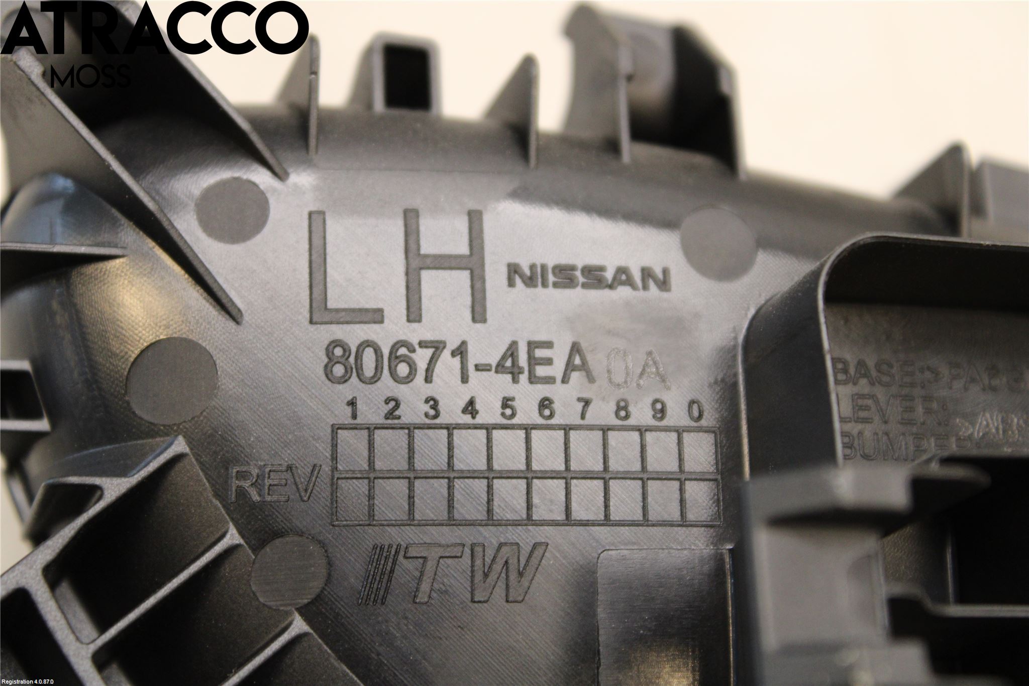 Nissan QASHQAI 14-17 Innr Dørhandtak V Indre