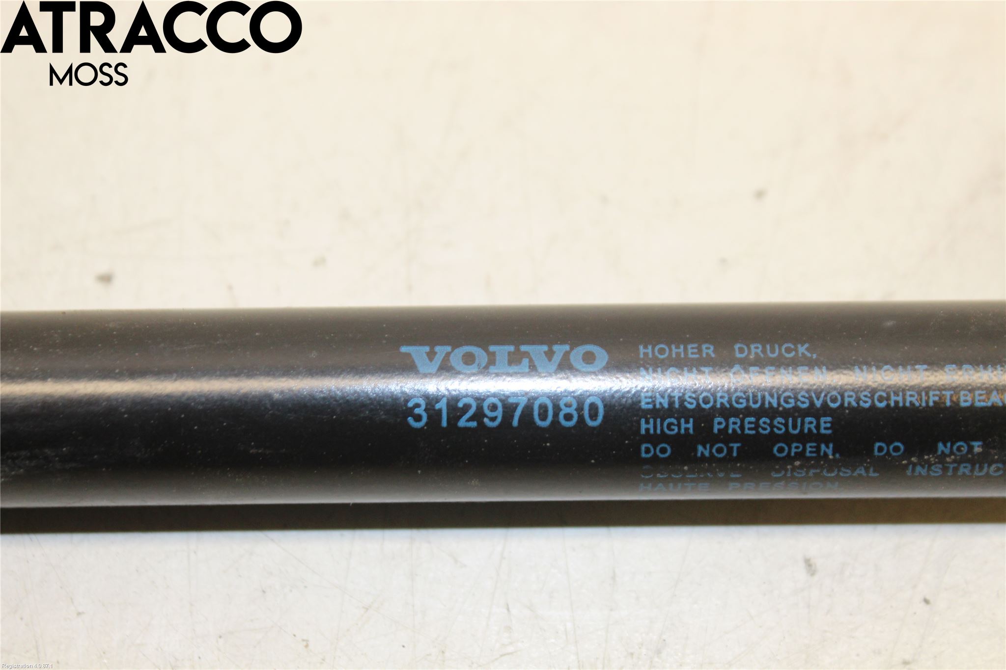 Volvo V60 11-13 Bakluke Demper-Gassfjær