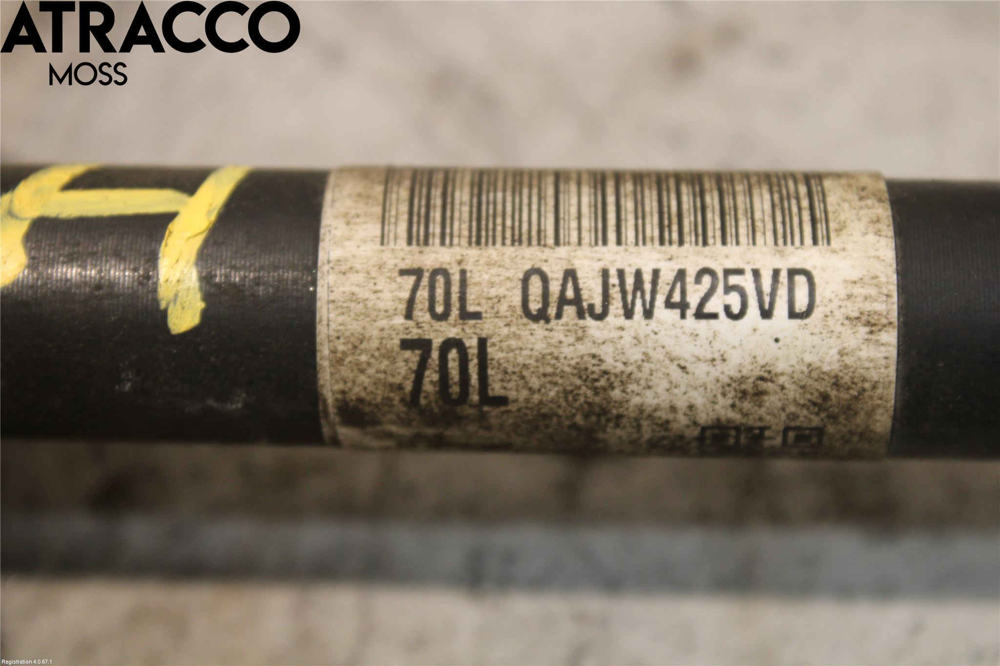 Kia SPORTAGE (QL) 16-21 Drivaksel Bak Kompl Høyre