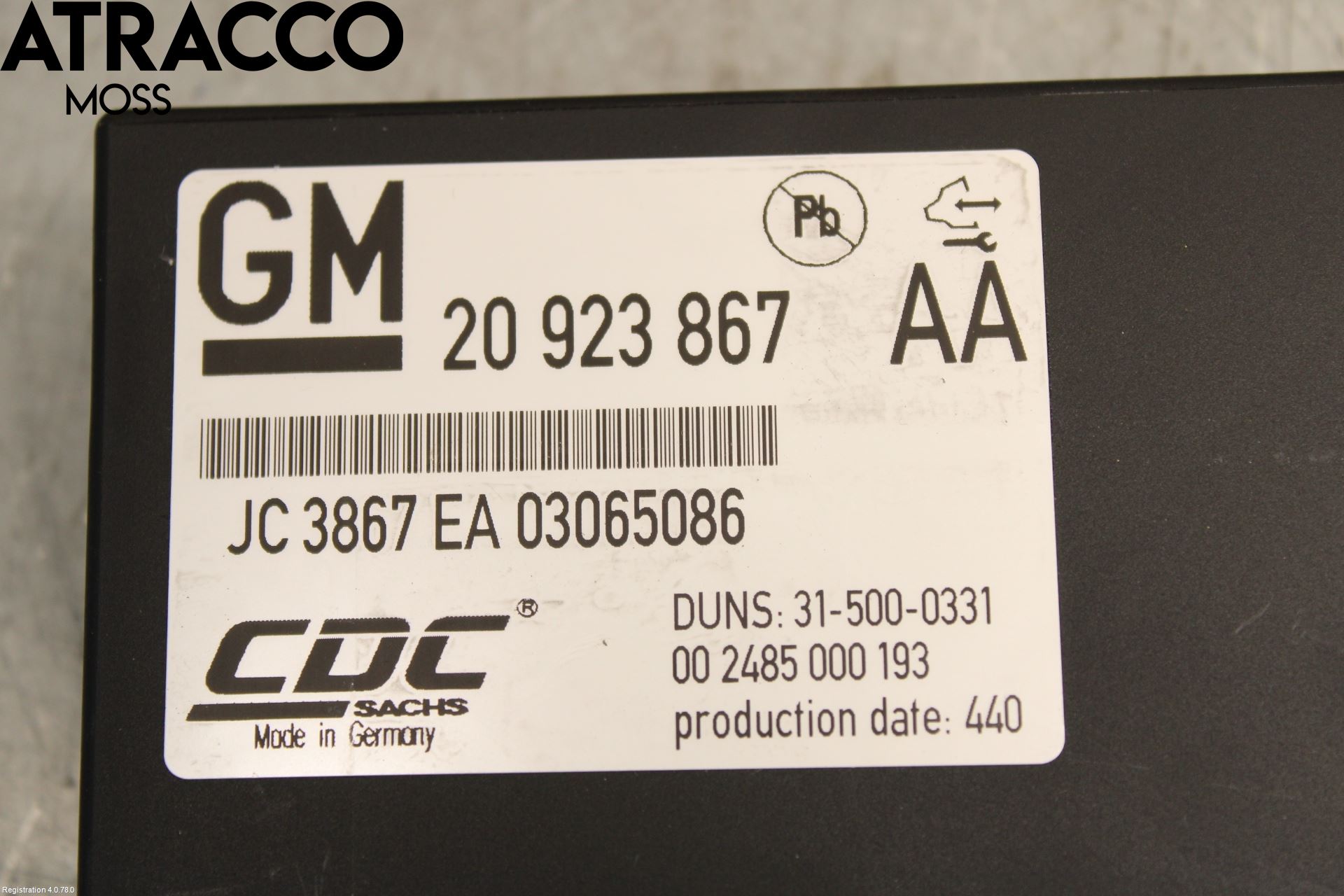 Opel INSIGNIA 09-16 Styreenhet Øvrig