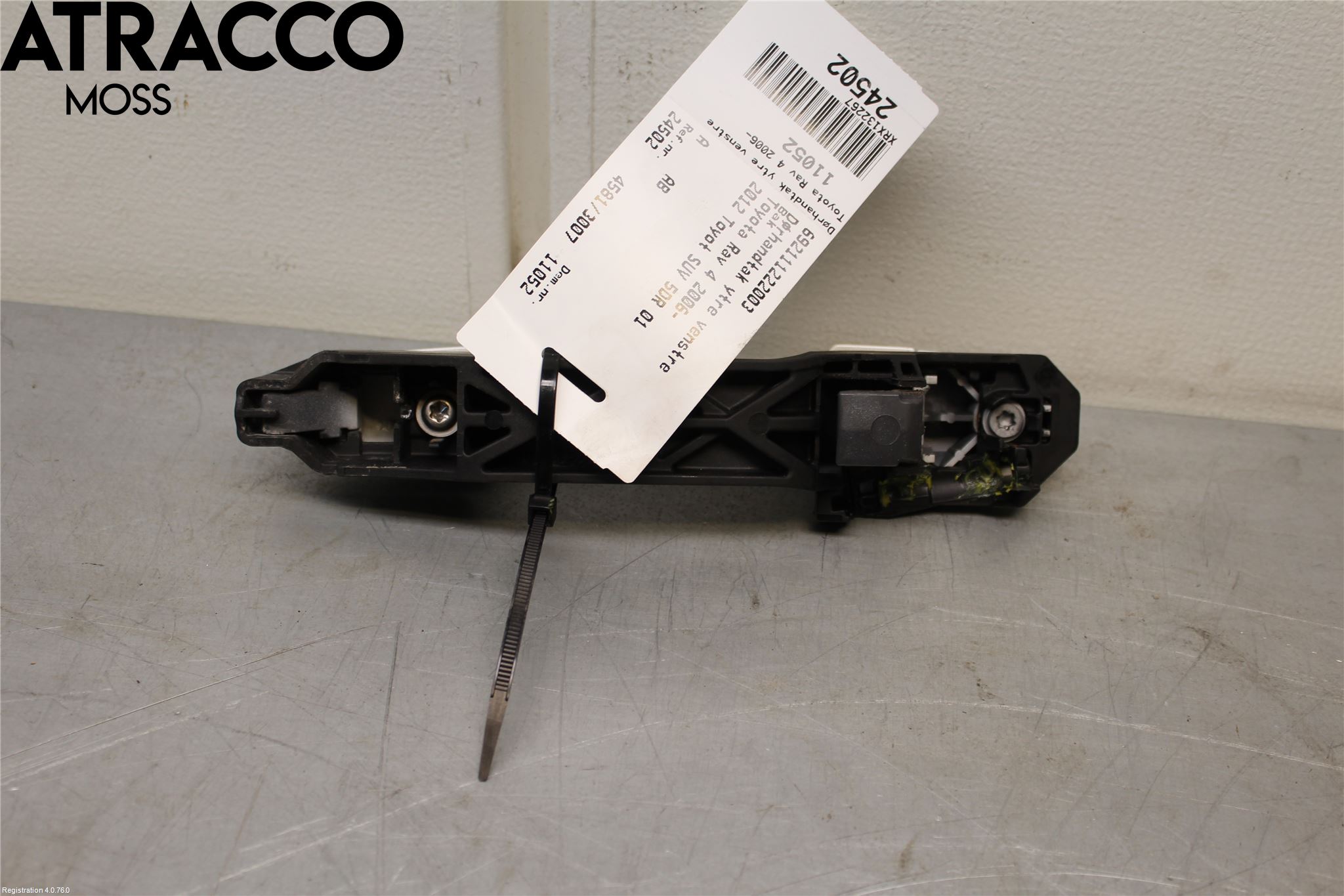 Toyota RAV 4 06-12 Dørhandtak Ytre Venstre