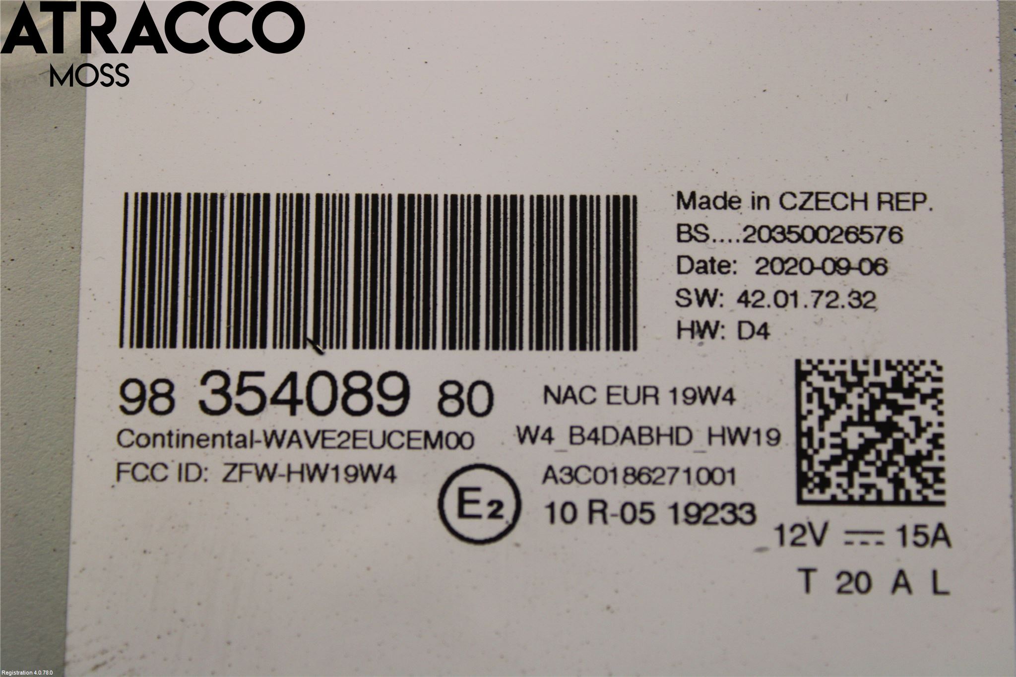 Peugeot 208/E-208 20- Stereo Radio Med Cd