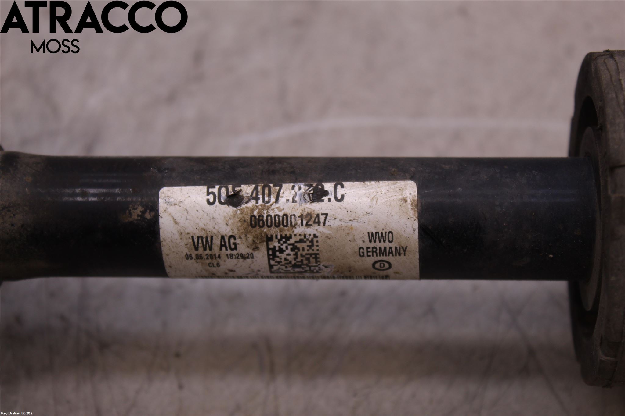 Volkswagen VW GOLF / E-GOLF VII 13-20 Drivaksel Foran Kompl Høyre