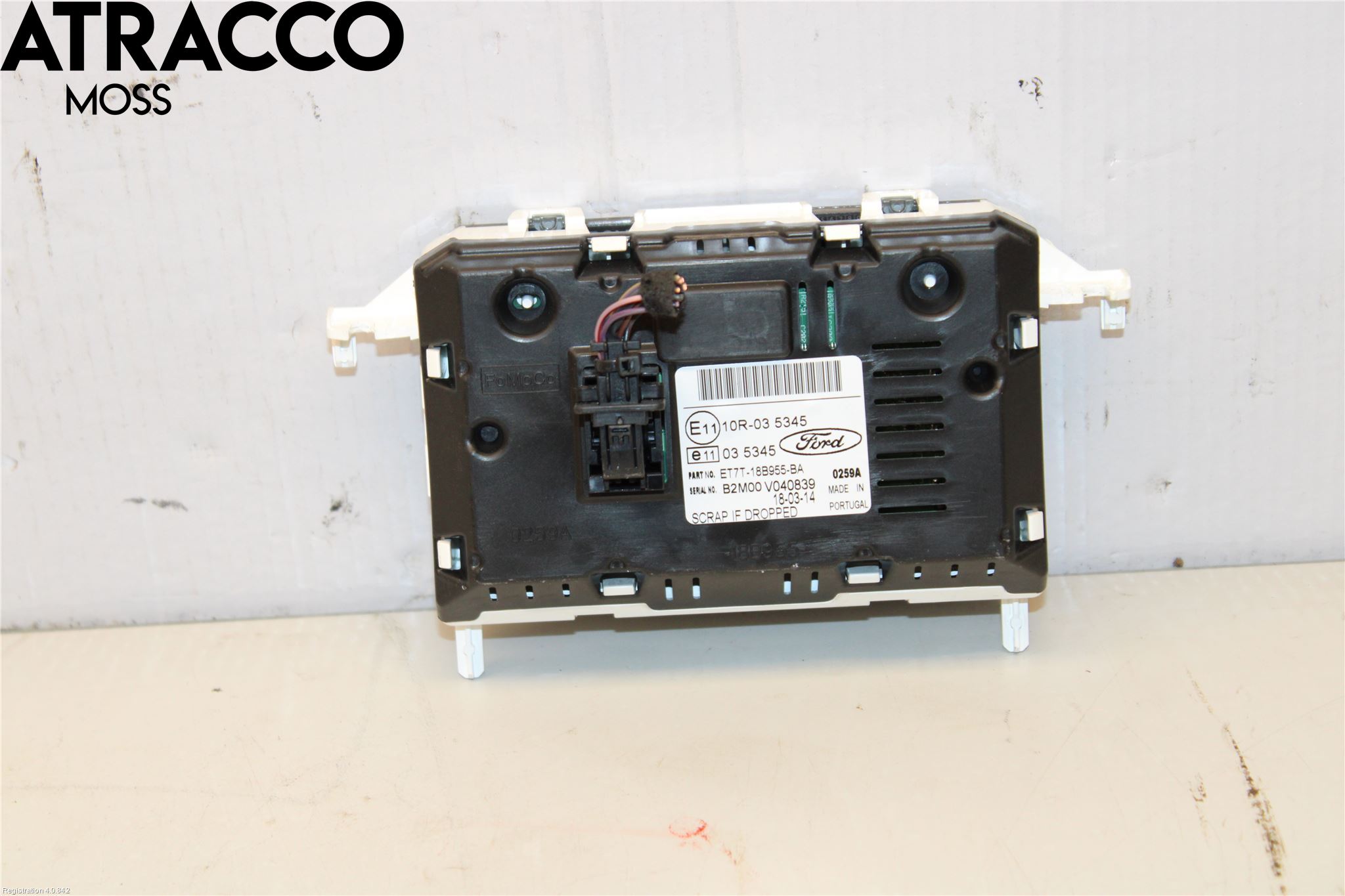 Ford FIESTA 13-17 Instr Varselys - Display