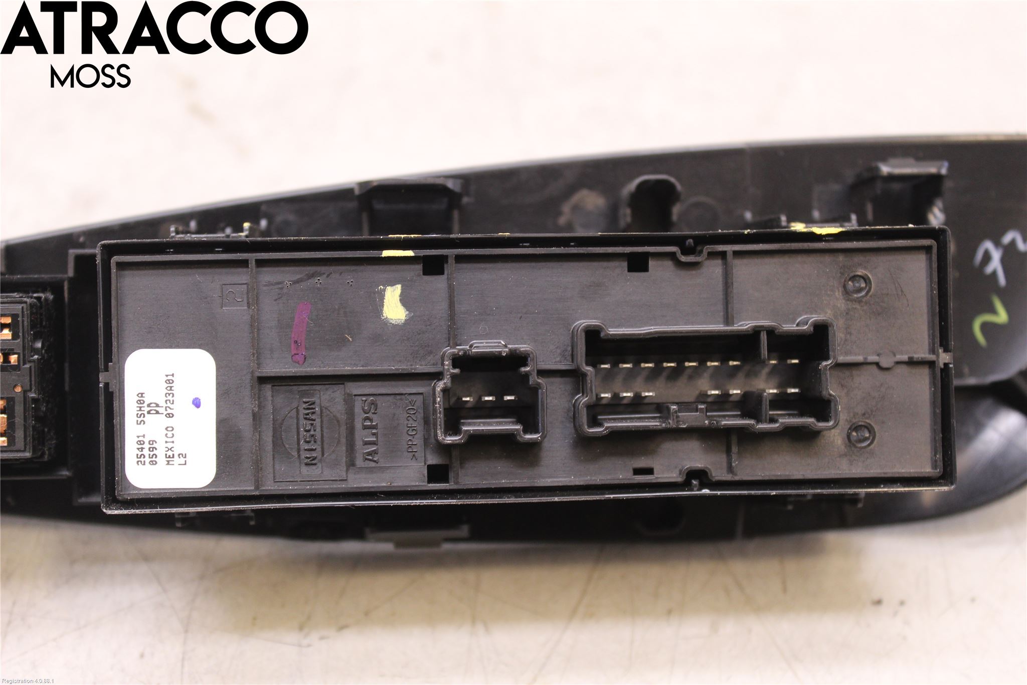 Nissan LEAF 18- Bryter Vindusheis