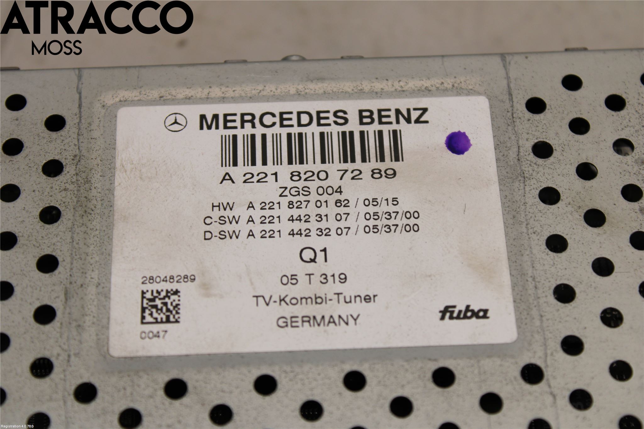 Mercedes-Benz MB S-KLASS (W221) 05-13 Stereo Radio Med Cd