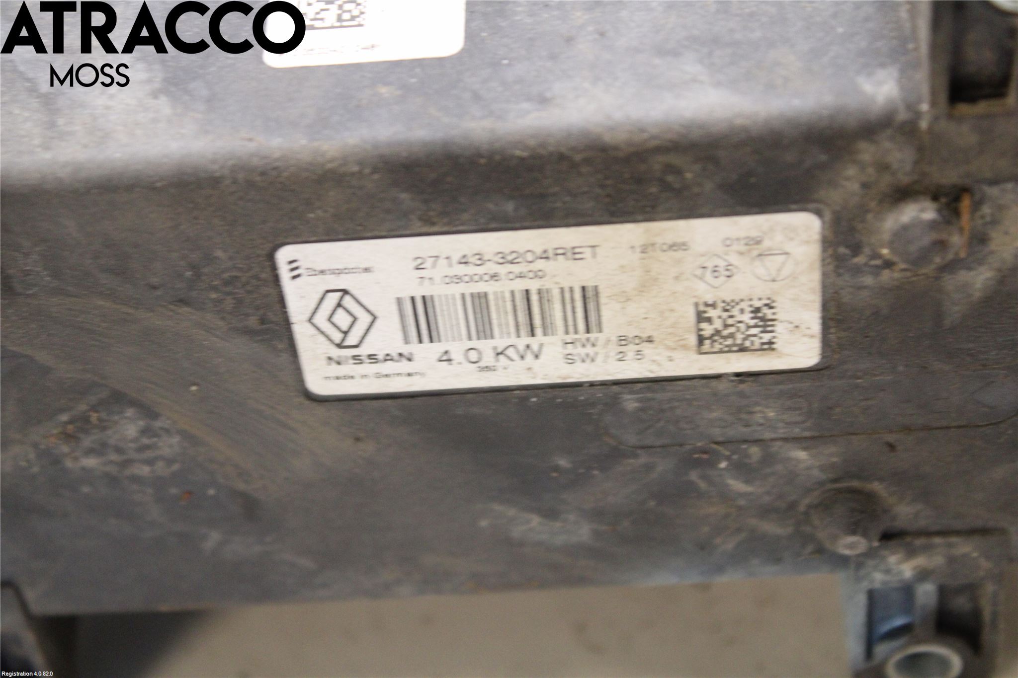 Renault KANGOO II 08-14 Motorvarmer Elektrisk