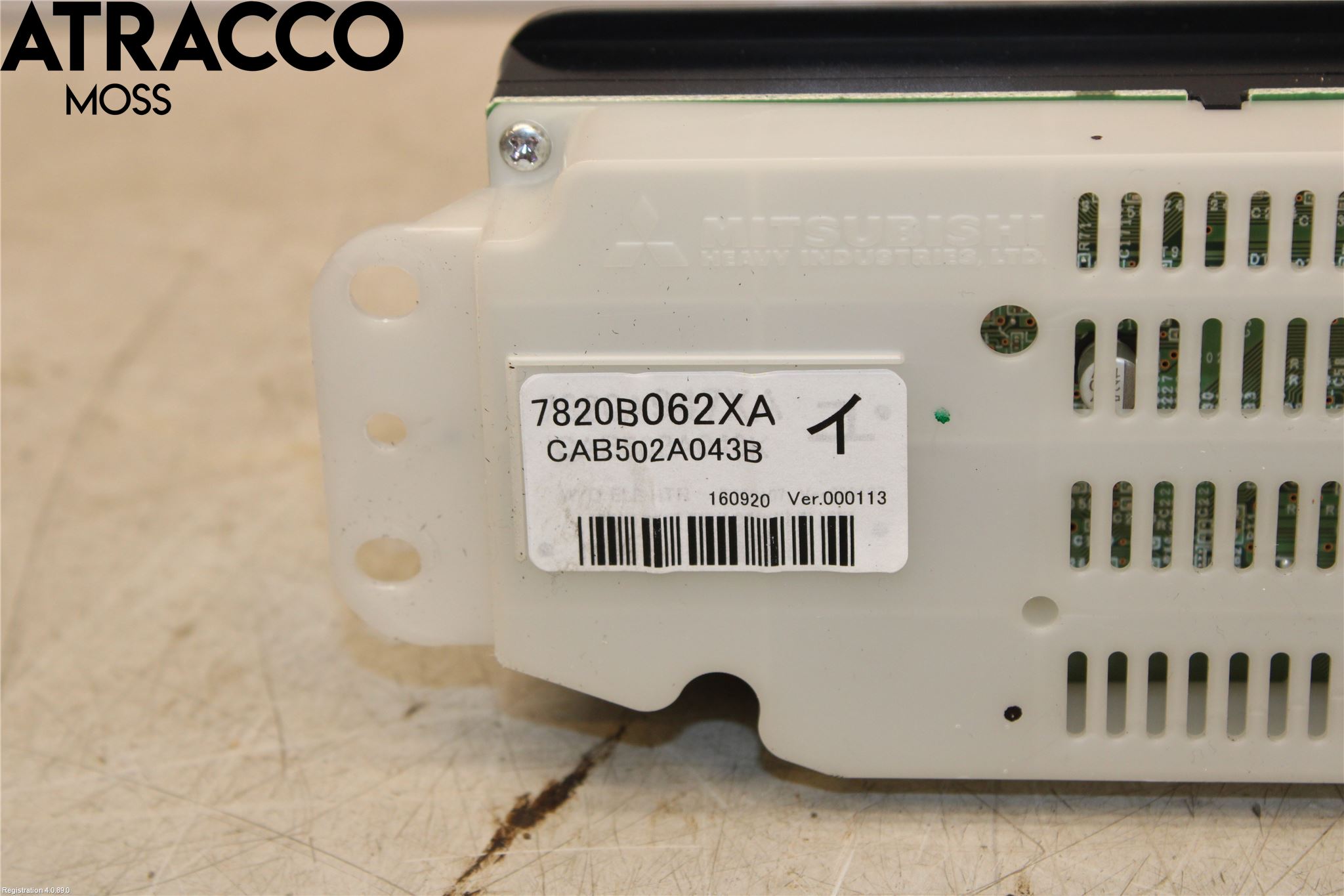 Mitsubishi OUTLANDER 13-21 Varme Ac Betjening-Display