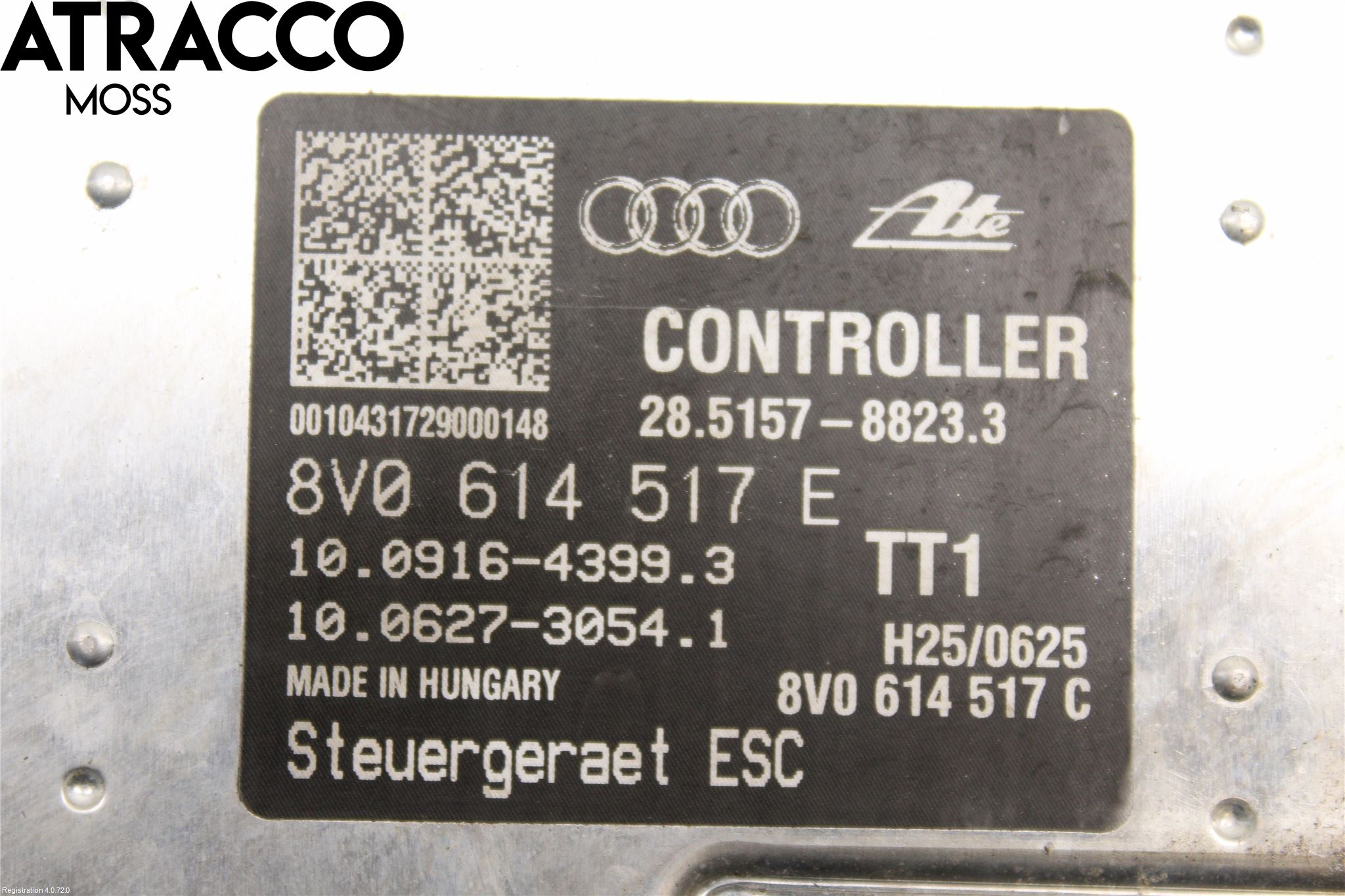 Audi A3/S3 8V 13-20 Abs Hydraulikkaggregat