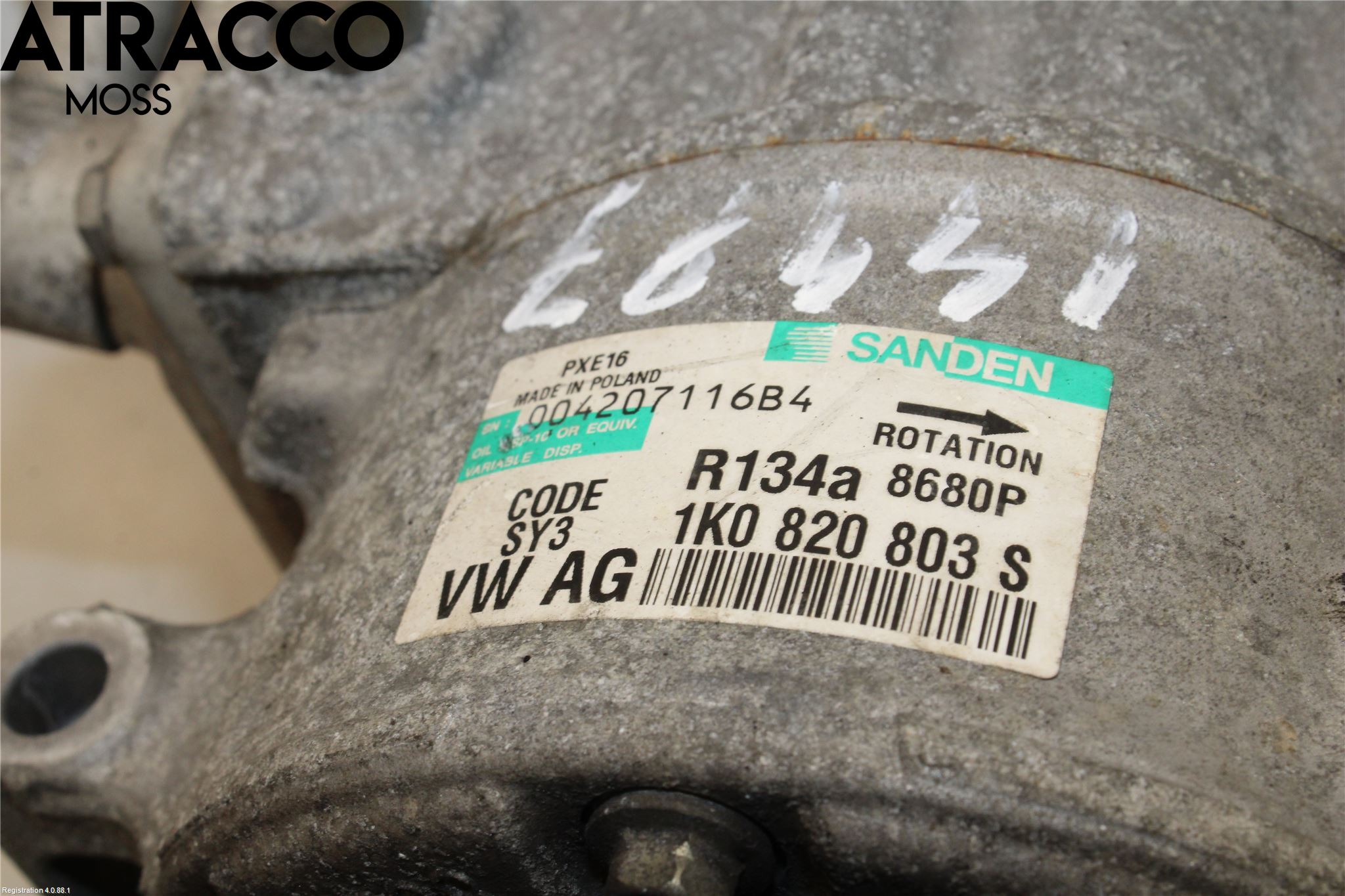 Volkswagen VW PASSAT 05-11 Varme Ac Kompressor