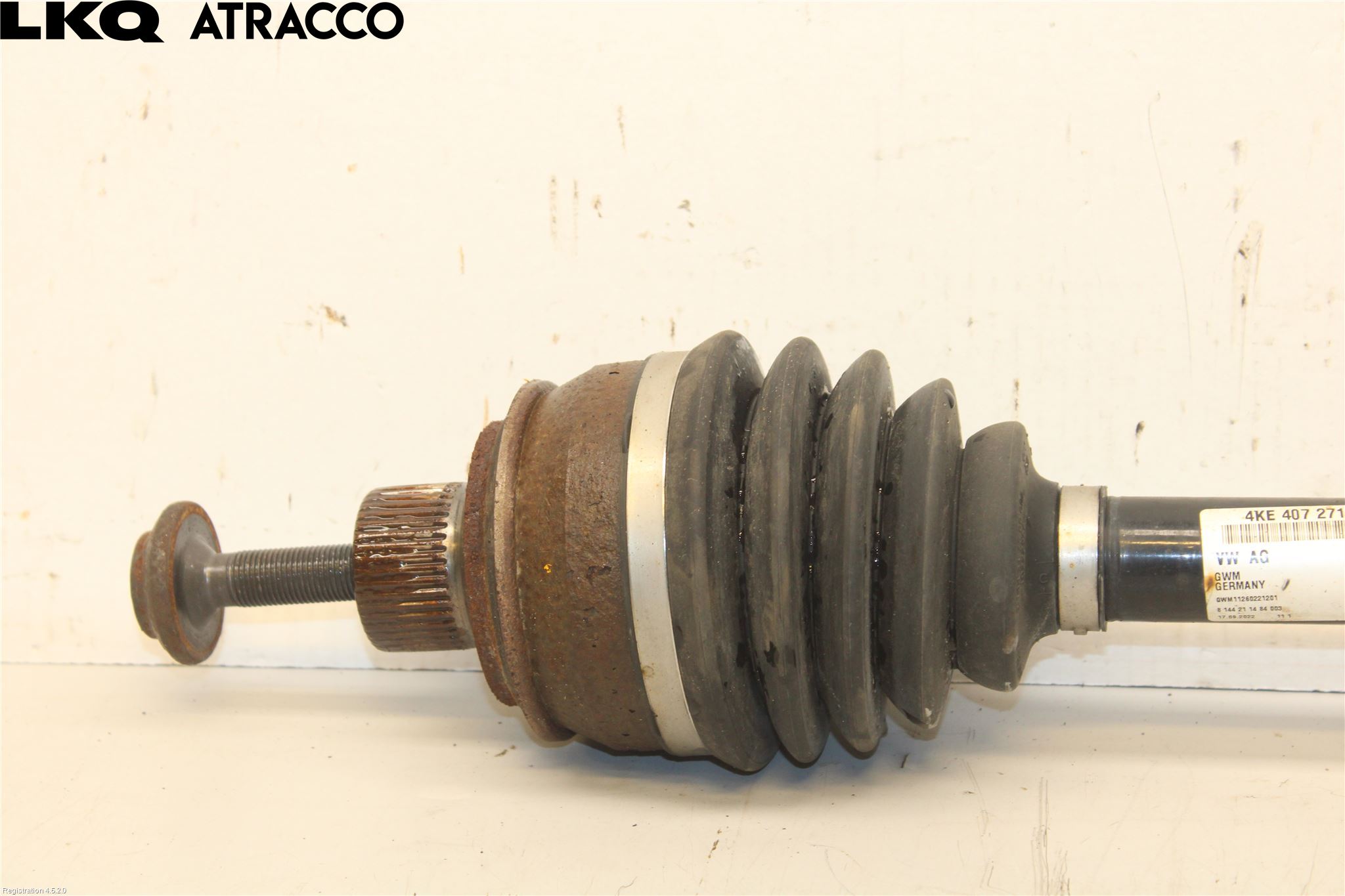 Audi E-TRON, S GE 19- Drivaksel Foran Kompl Høyre