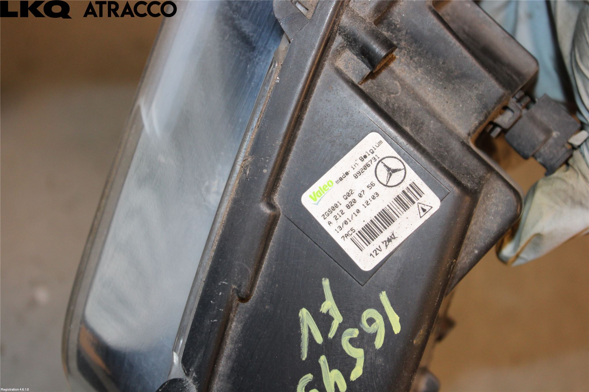 Mercedes-Benz MB E-KLASS (W212) 09-16 Frontlykt-Kurve-Tåkelys