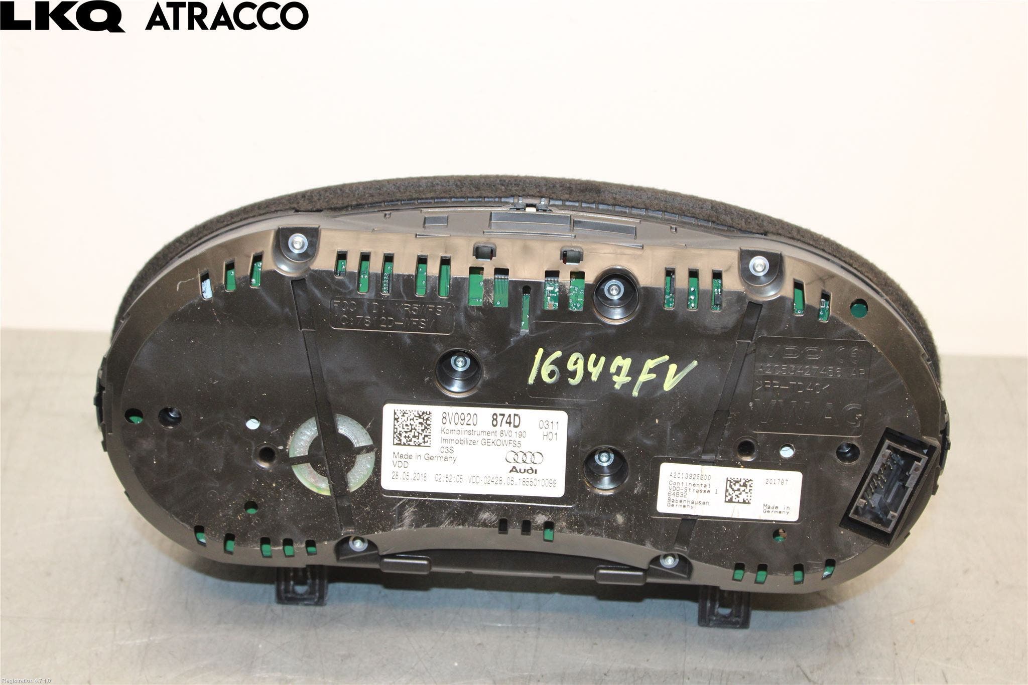 Audi A3/S3 8V 13-20 Instr Kombinert