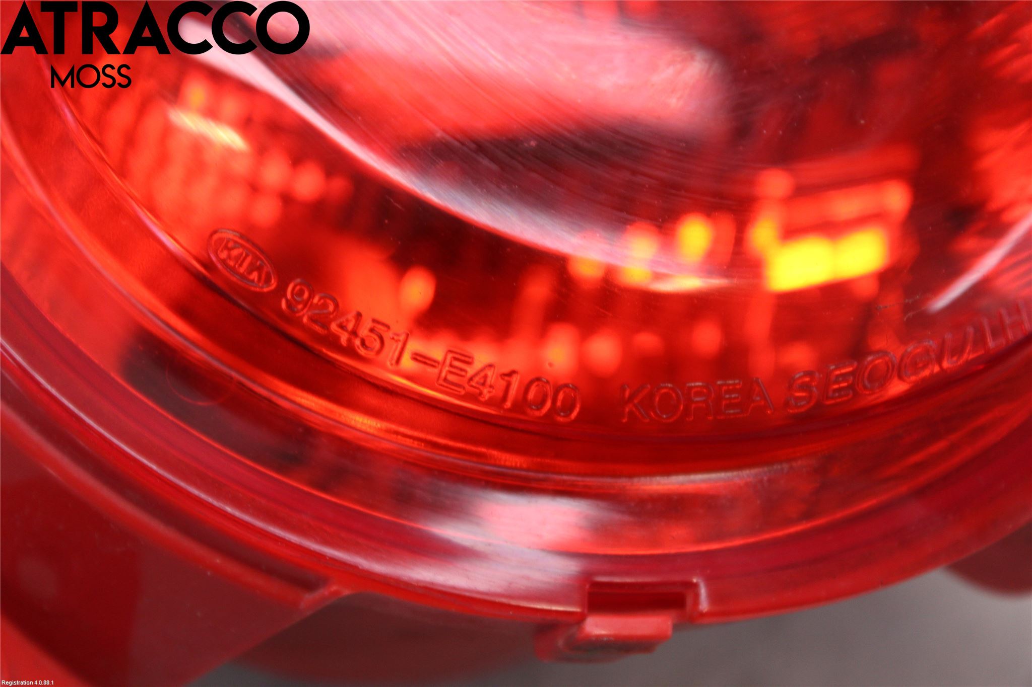 Kia SOUL 09- Baklykt Ryggelys-Tåkelys