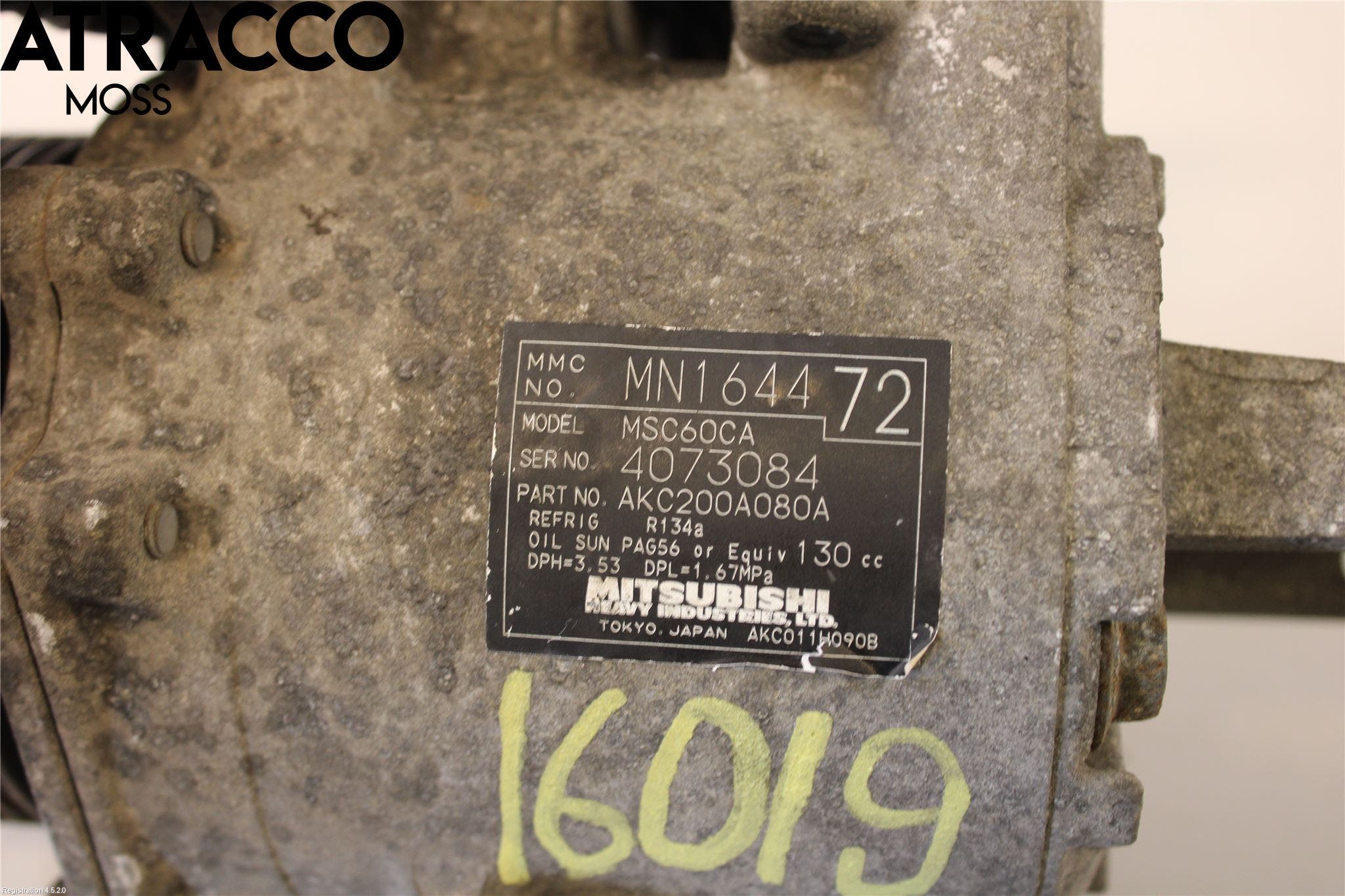 Mitsubishi COLT 09-13 Varme Ac Kompressor