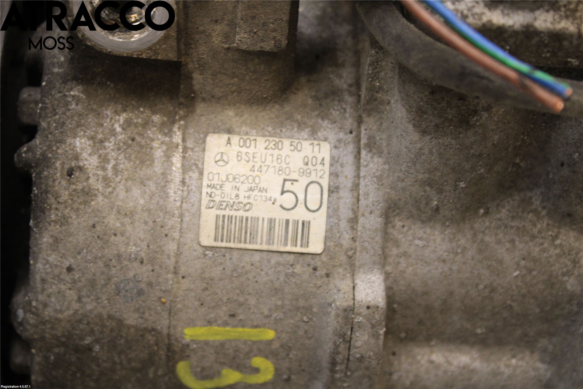 Mercedes-Benz MB C-KLASS (W204) 07-15 Varme Ac Kompressor