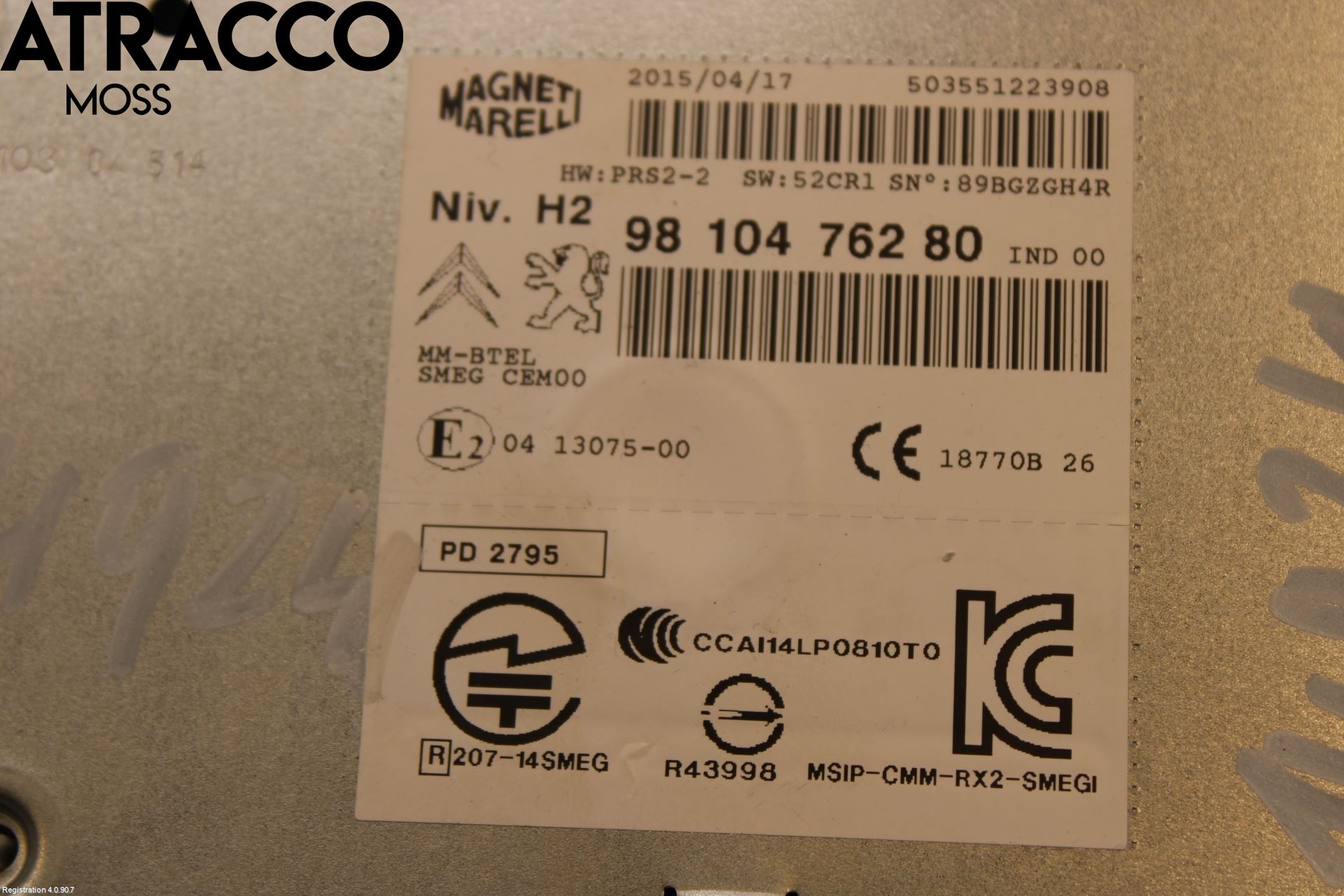 Peugeot 508 11-18 Gps Navigator