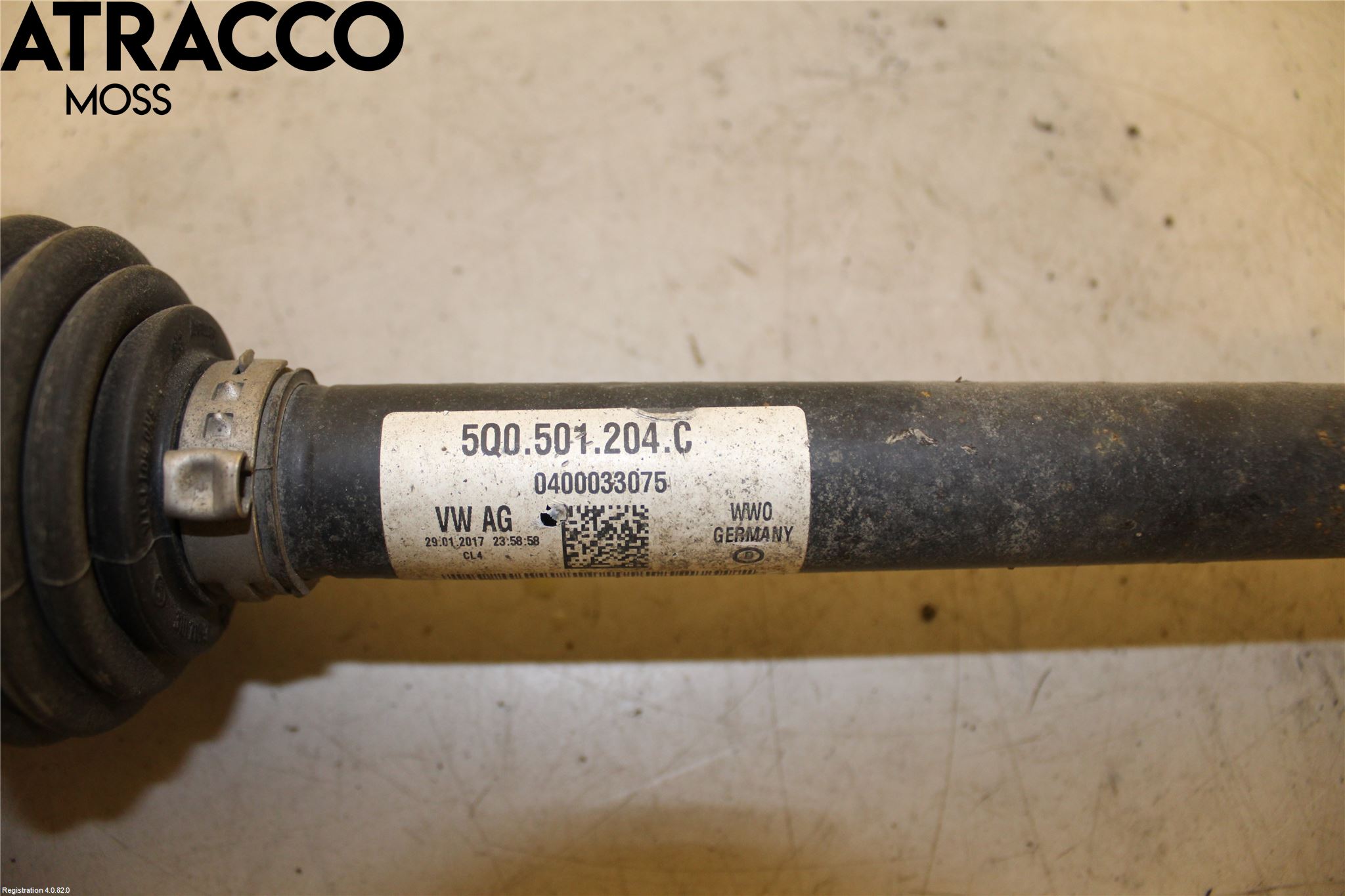 Skoda OCTAVIA (5E) 13-20 Drivaksel Bak Kompl Høyre